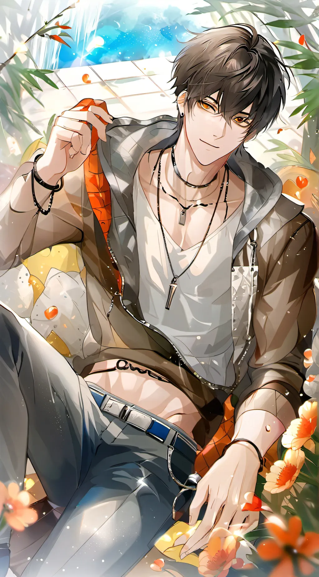 ai character: leo background