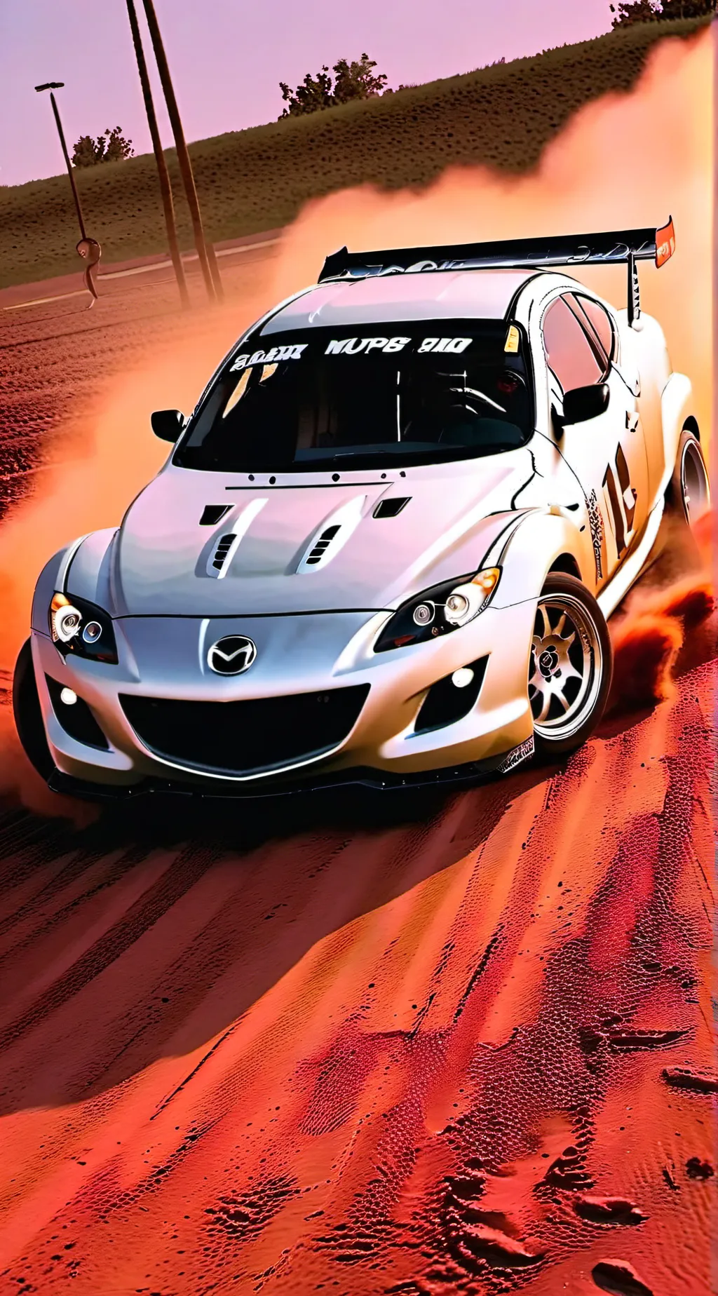 ai character: Rally rx8 background