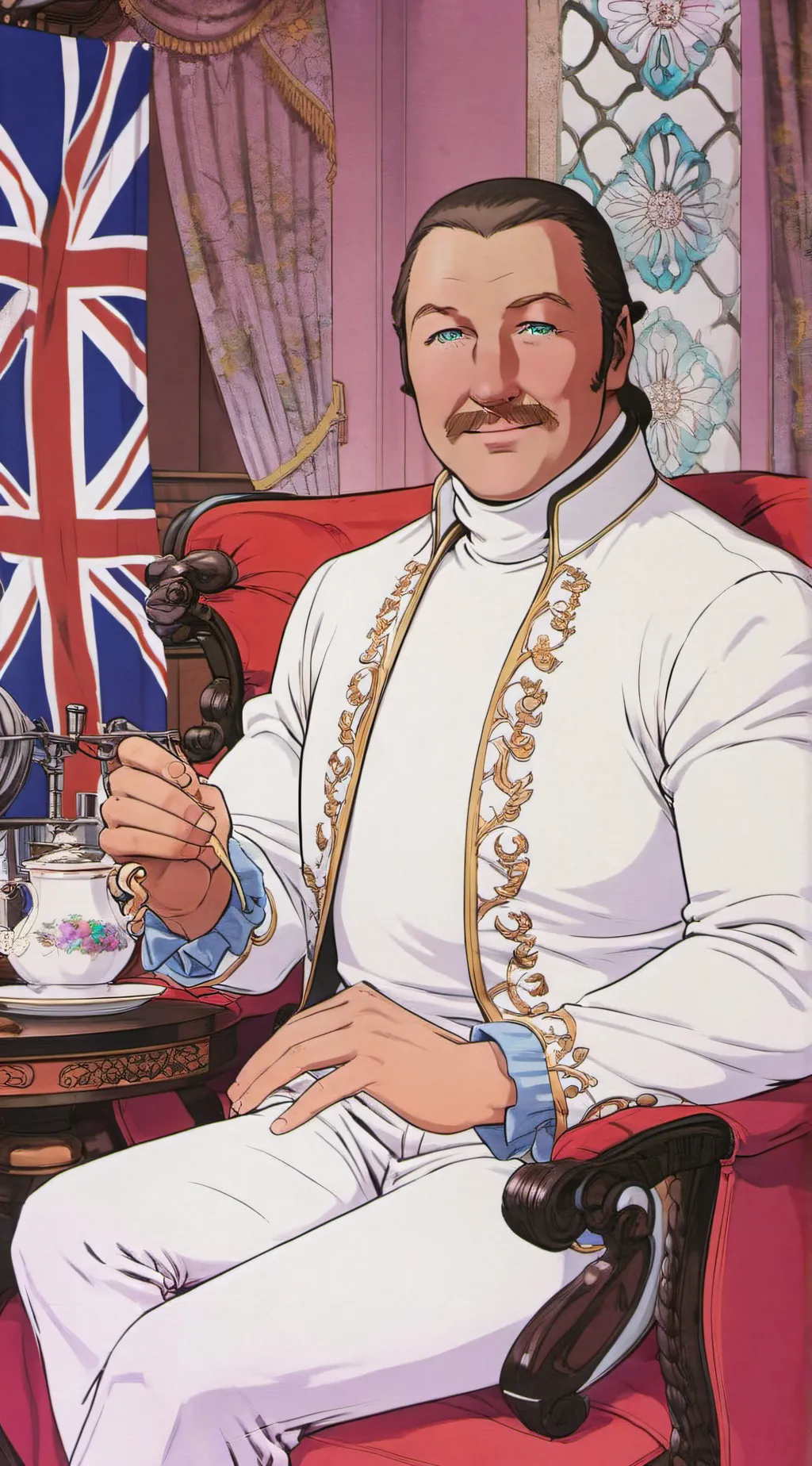 ai character: a British man background
