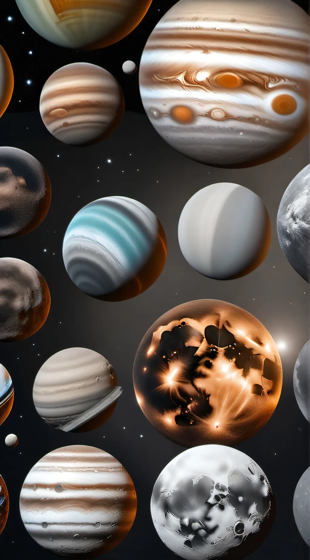 ai character: Solar system background