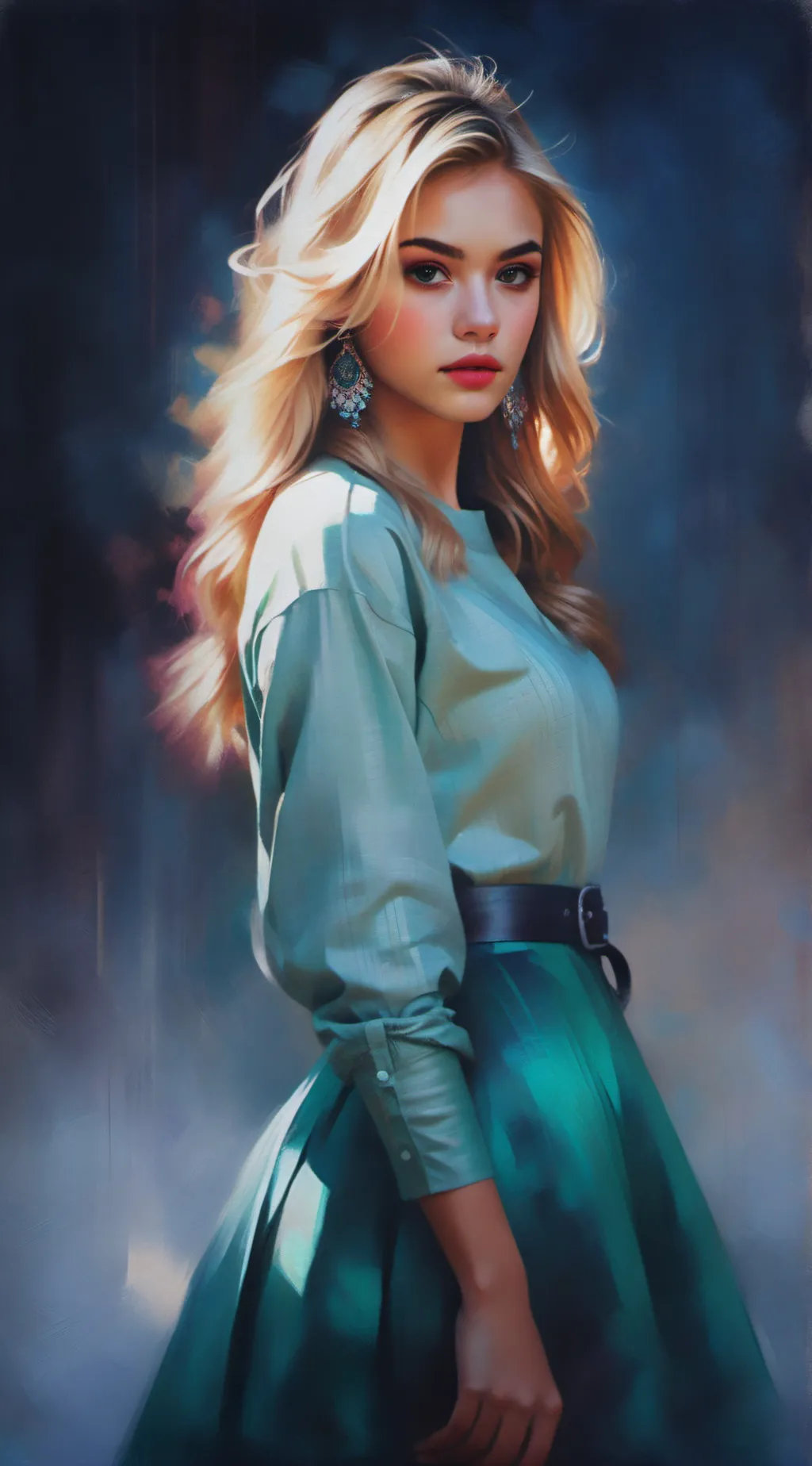 ai character: Kelsey Anderson  background