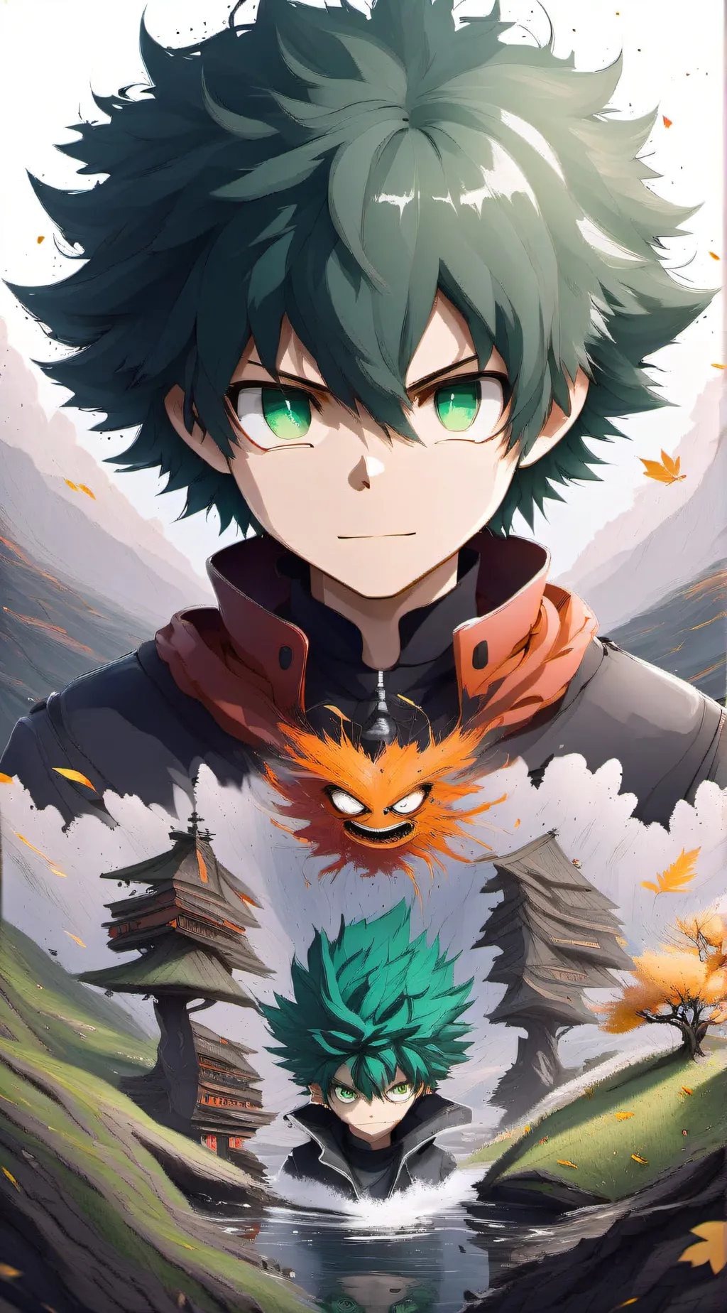 ai character: Deku background