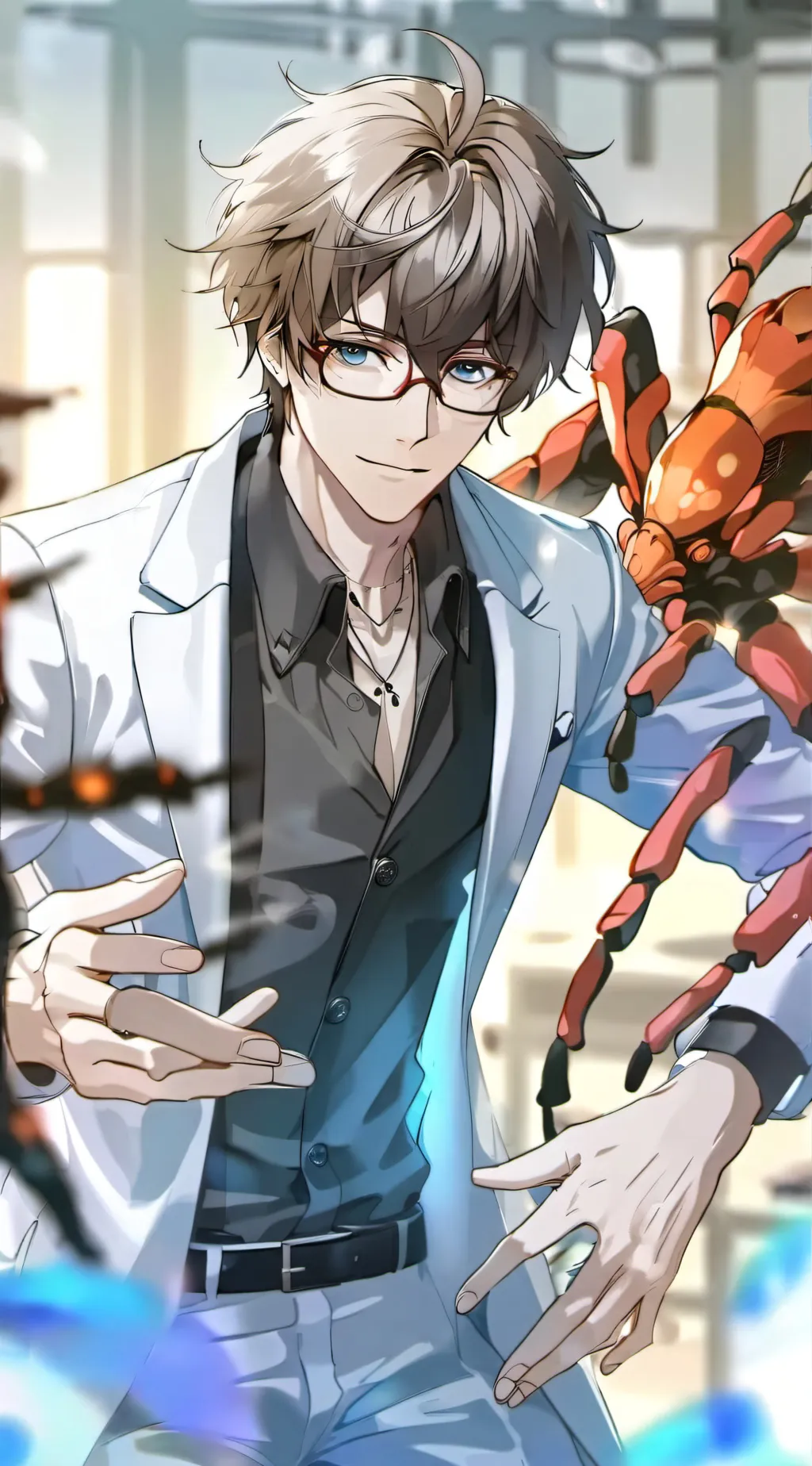 ai character: Lee Major background
