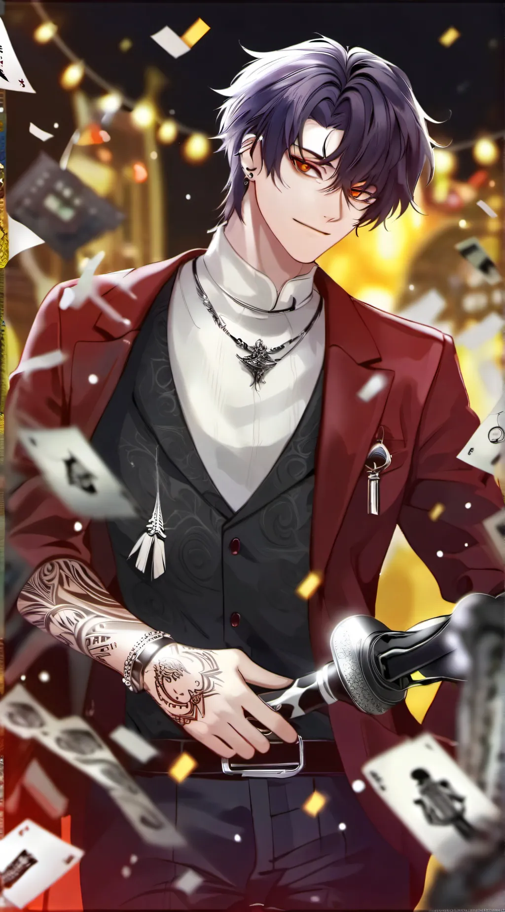 ai character: Mark background