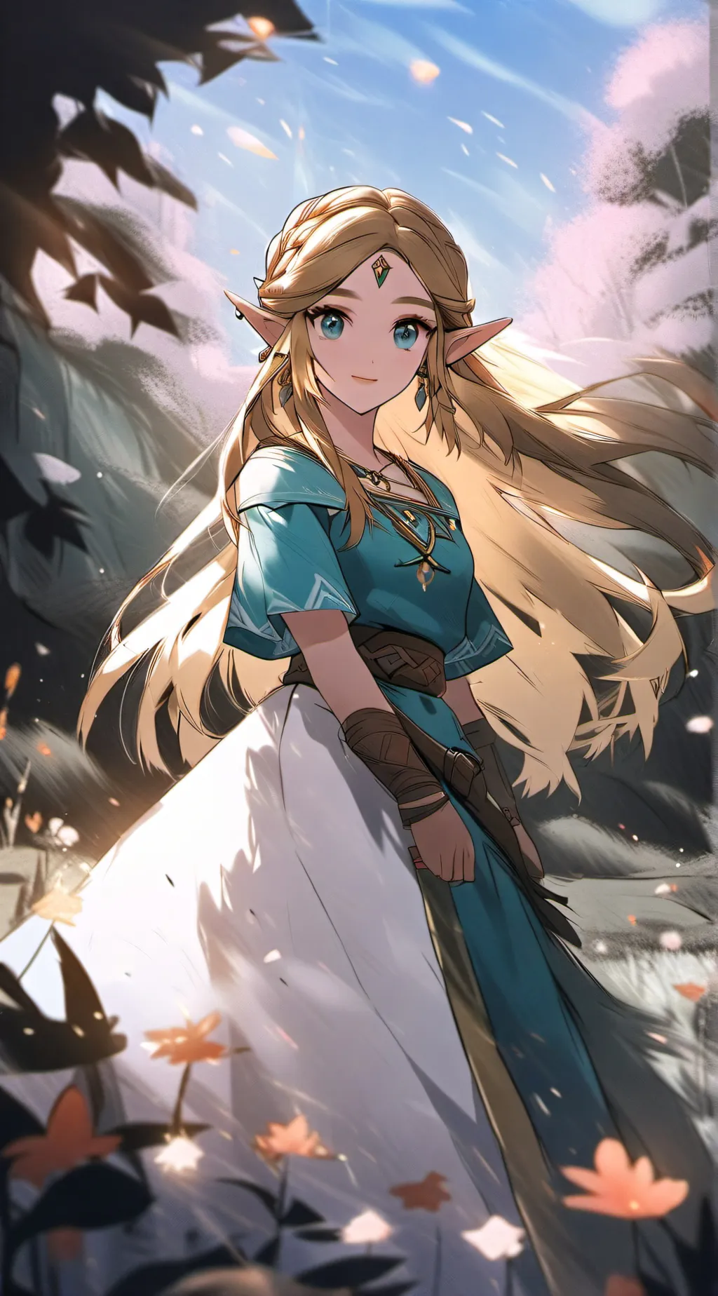 ai character: Zelda background