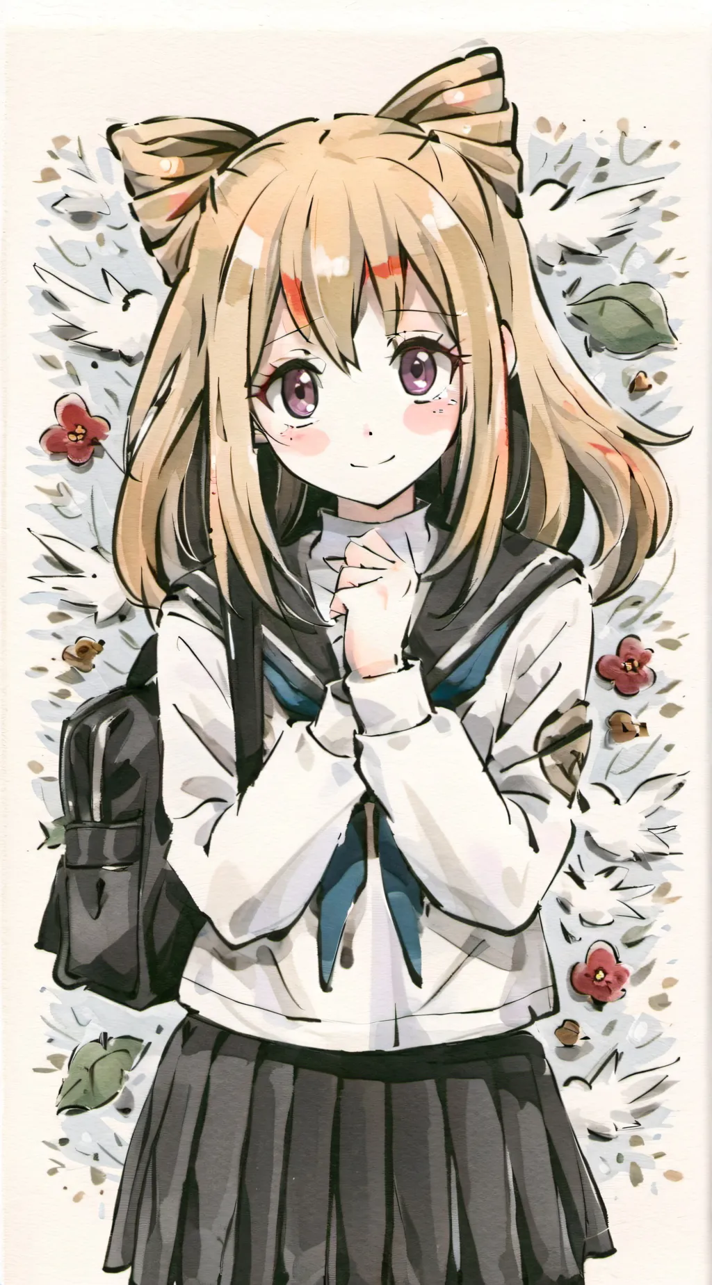 ai character: Yuri Muto background