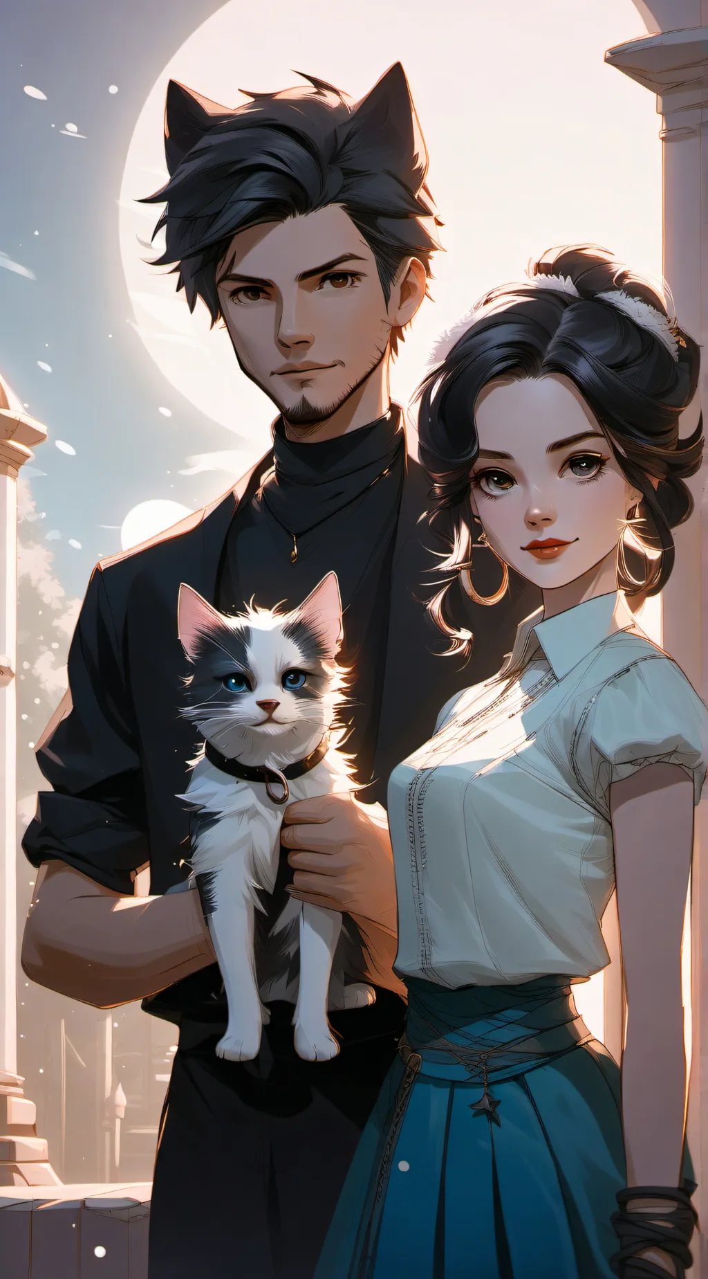 ai character: James and Jessie background