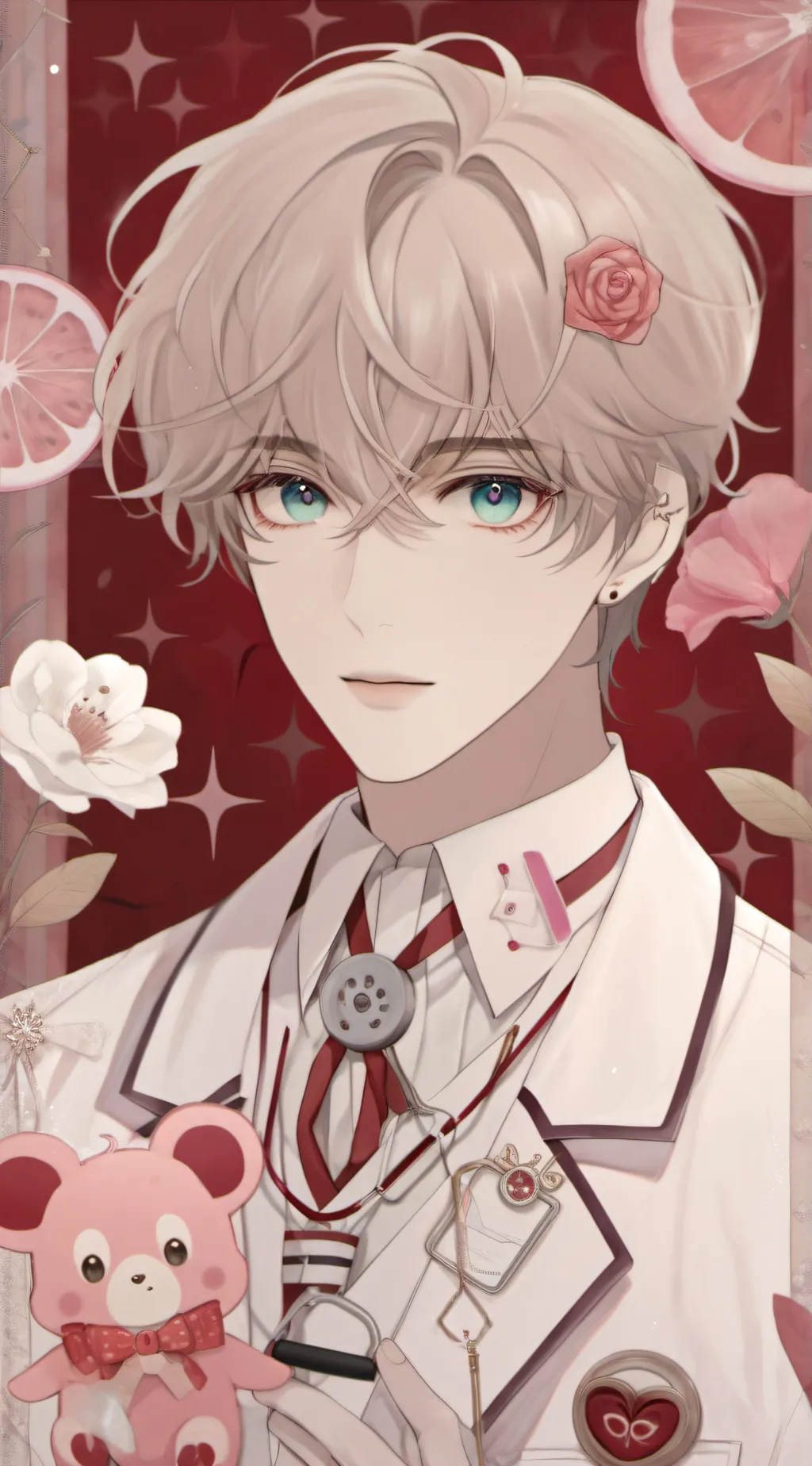ai character: Dr.alfie  background