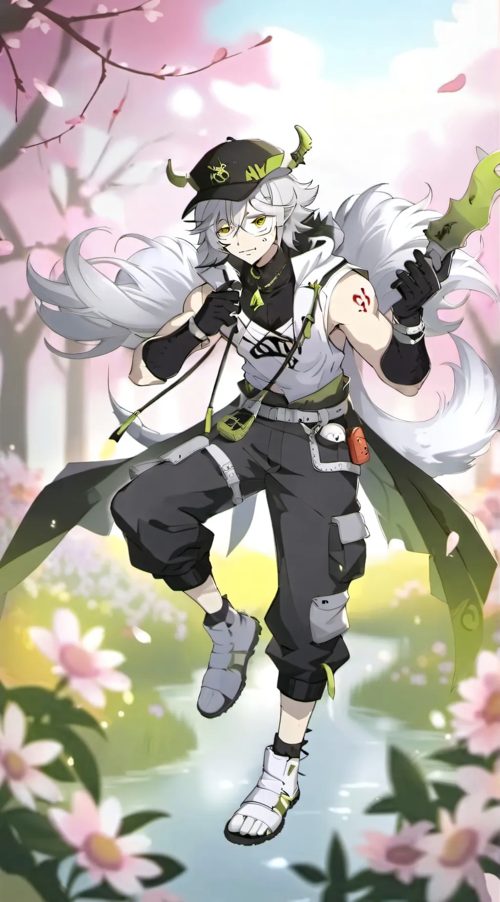 ai character: Mha lab rescue  background