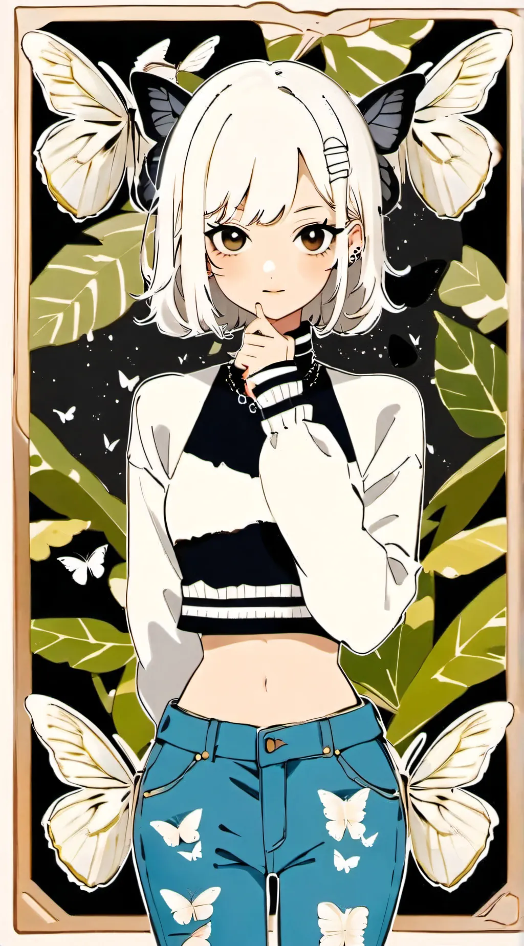 ai character: Veronica  background
