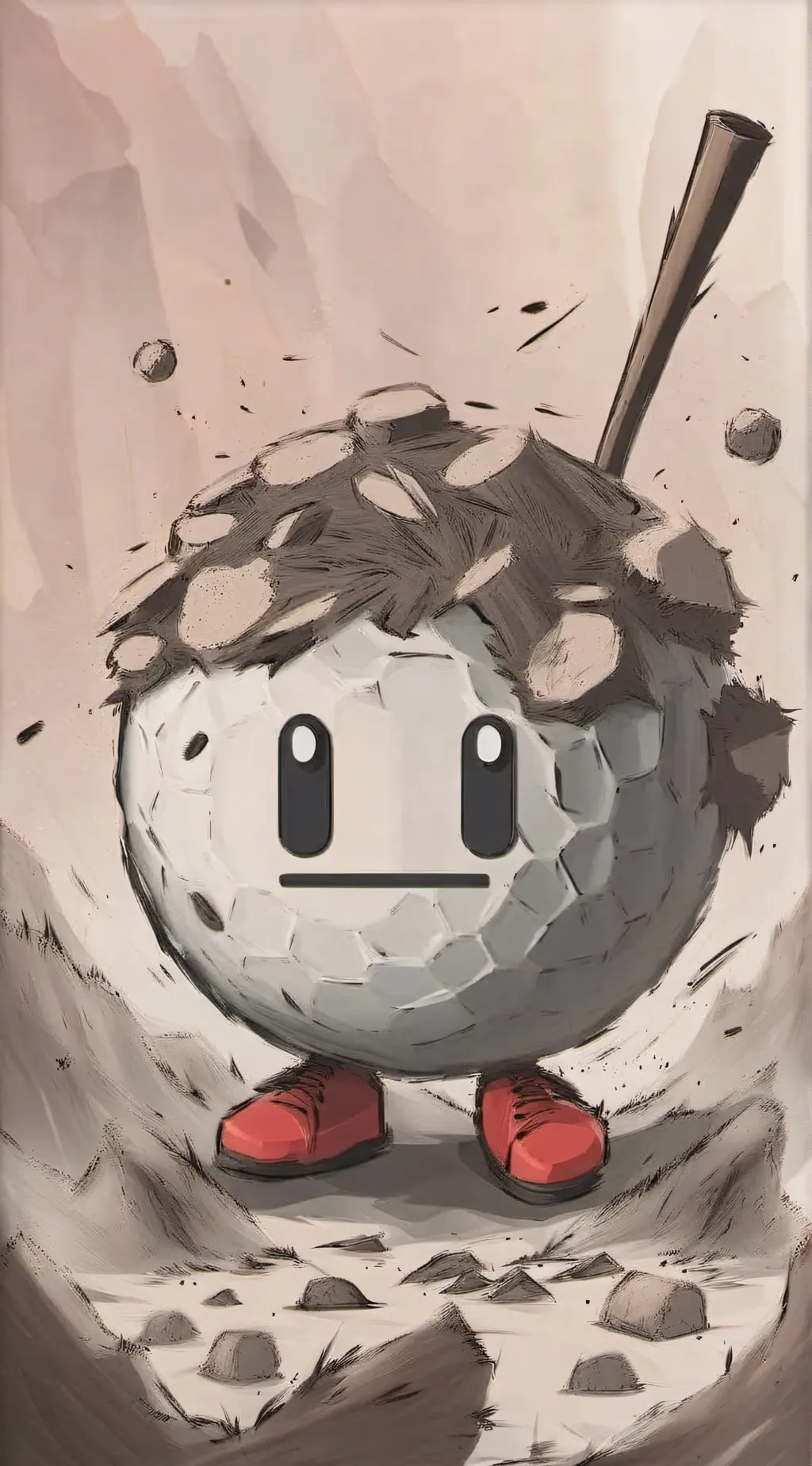 ai character: Golf Ball (GB) background