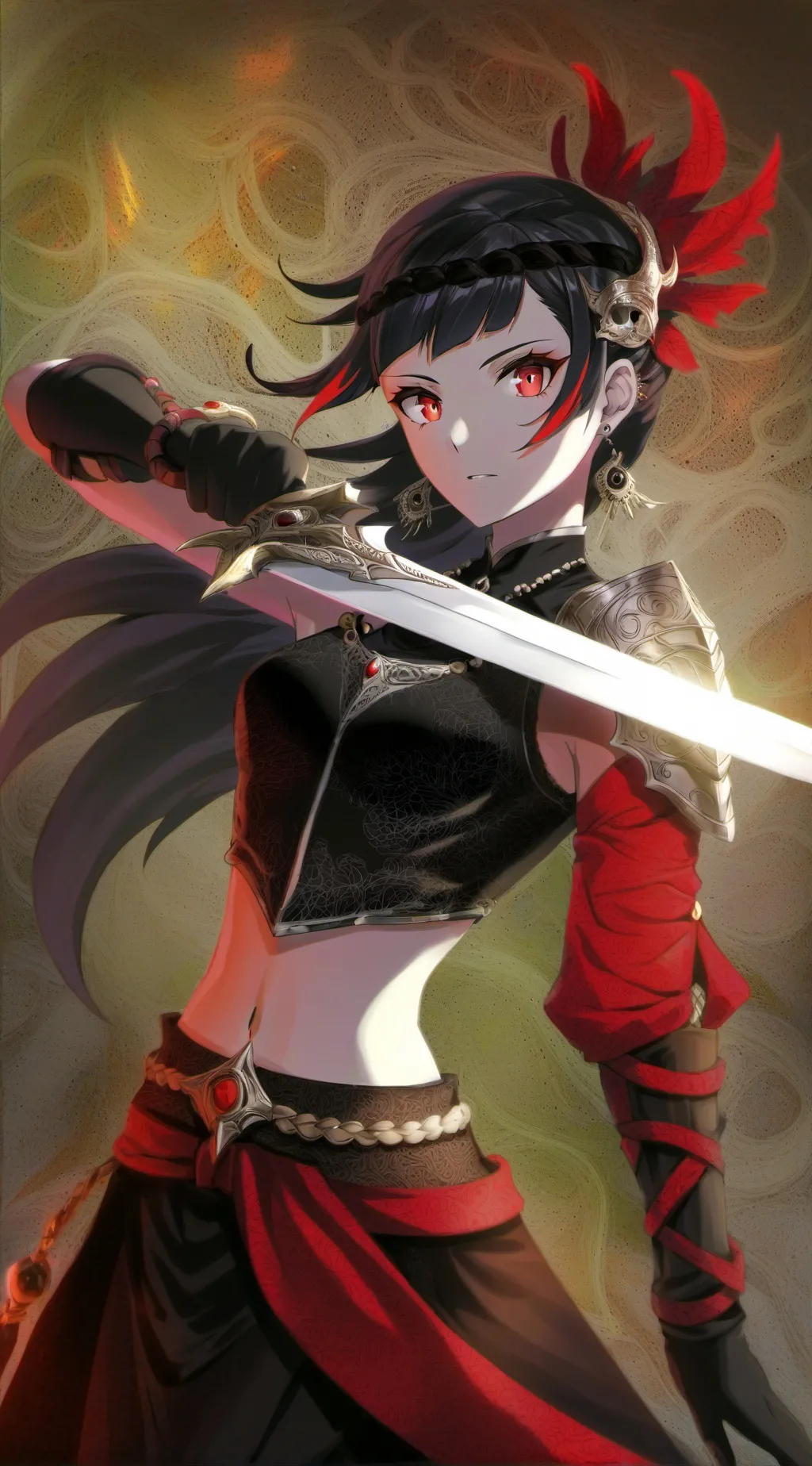 ai character: Kimberly  background