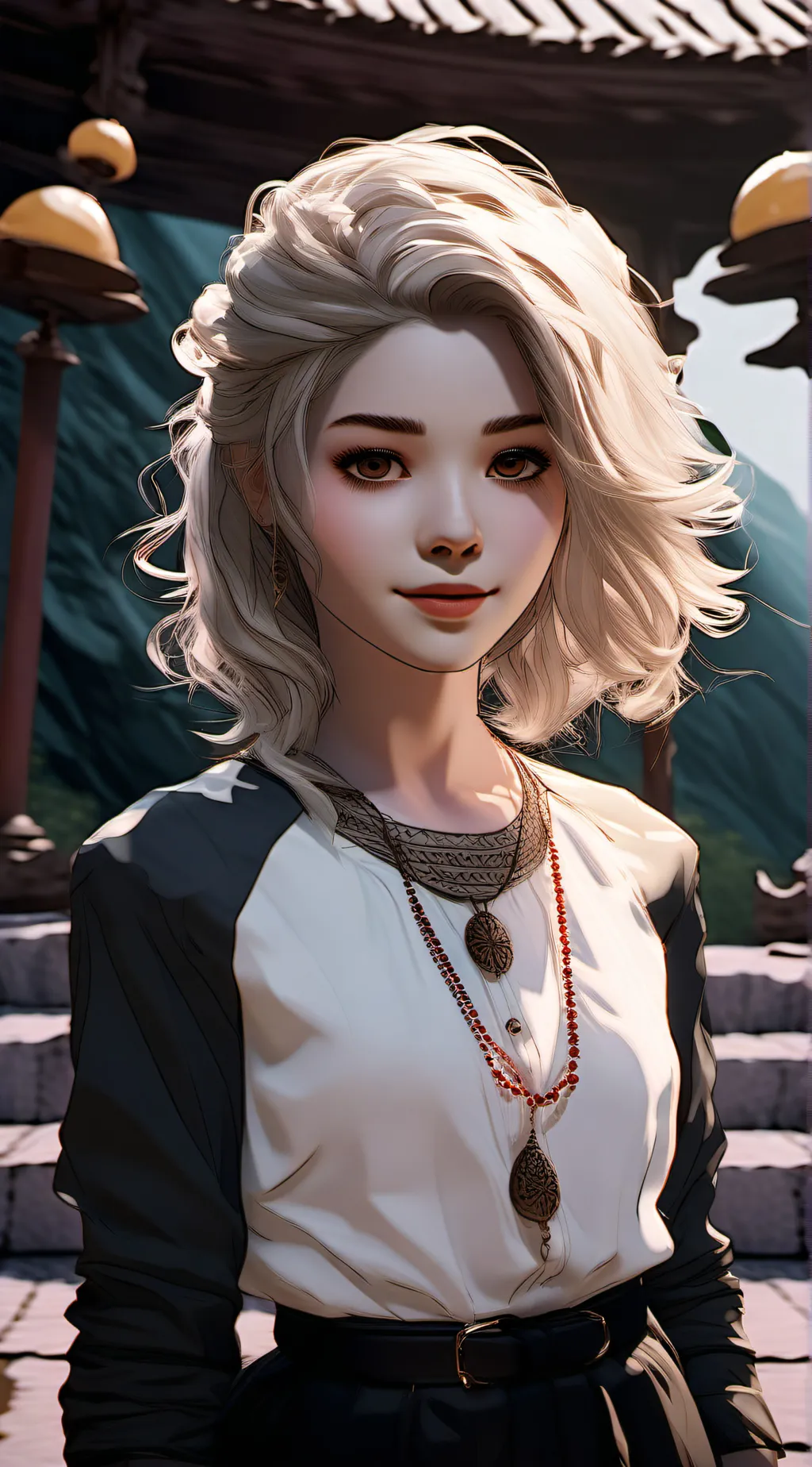 ai character: Mana background