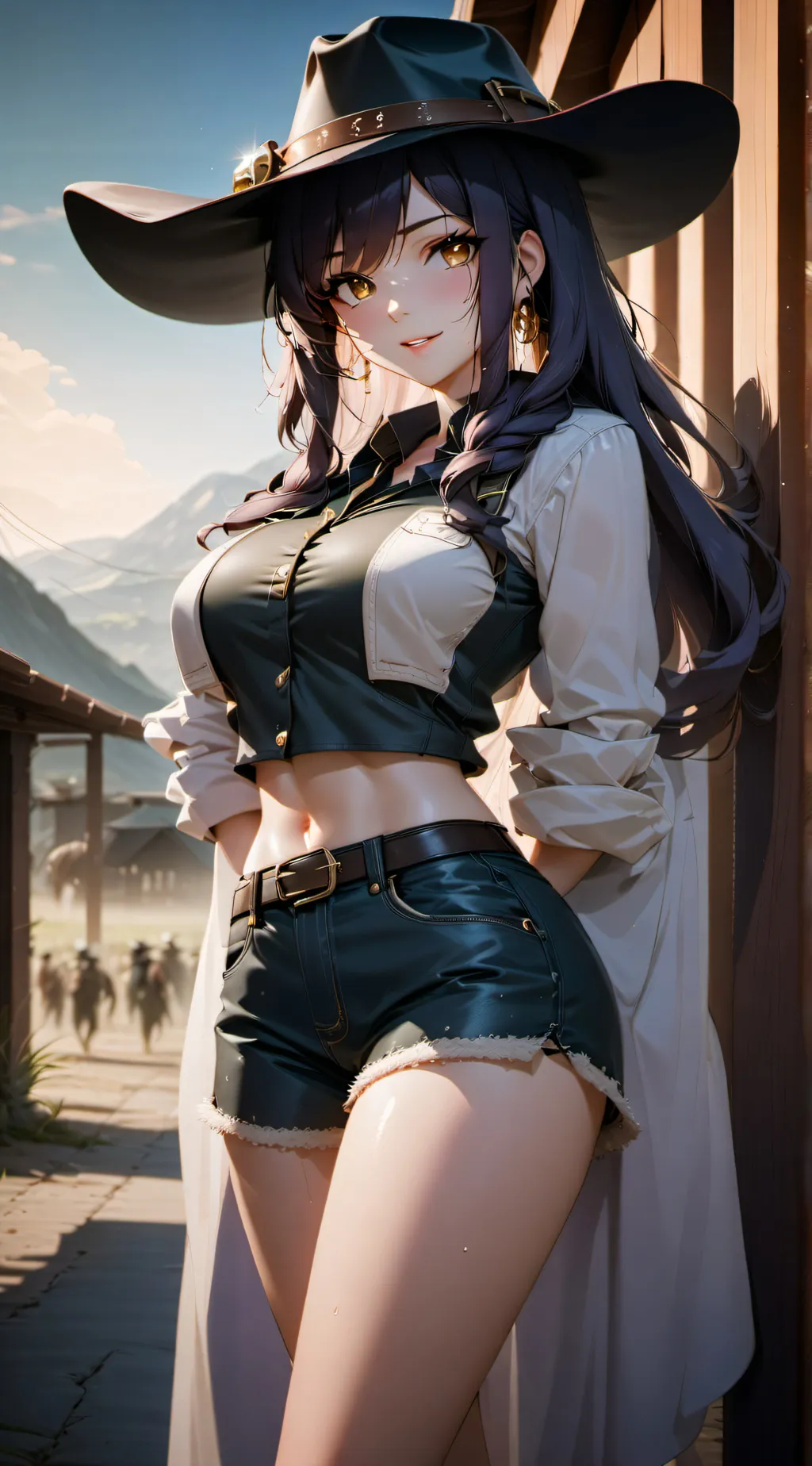 ai character: Lacey background