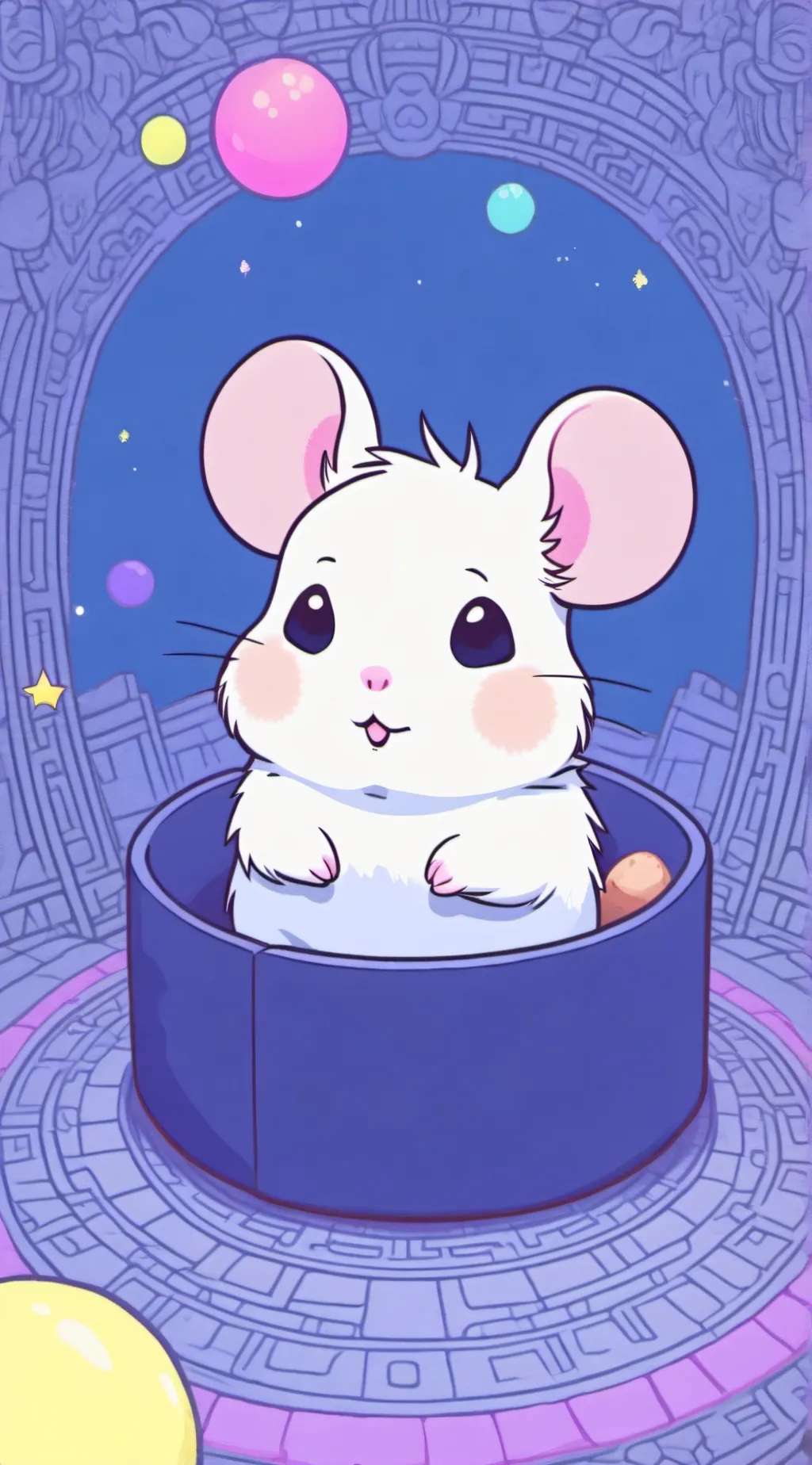 ai character: Sad hamter background