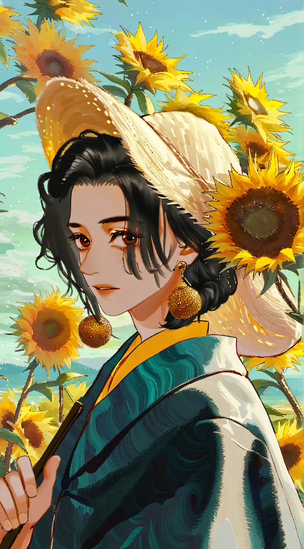ai character: Gacha editor background