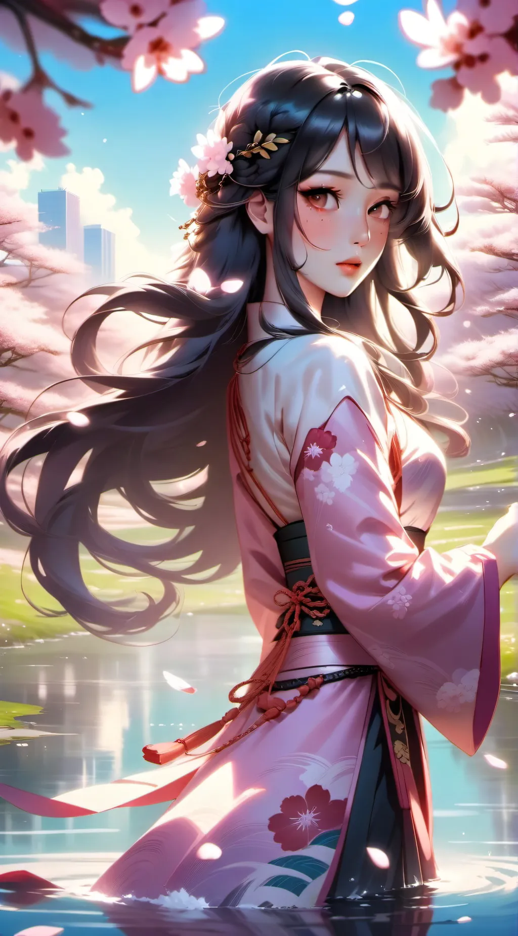 ai character: jjk in UA background