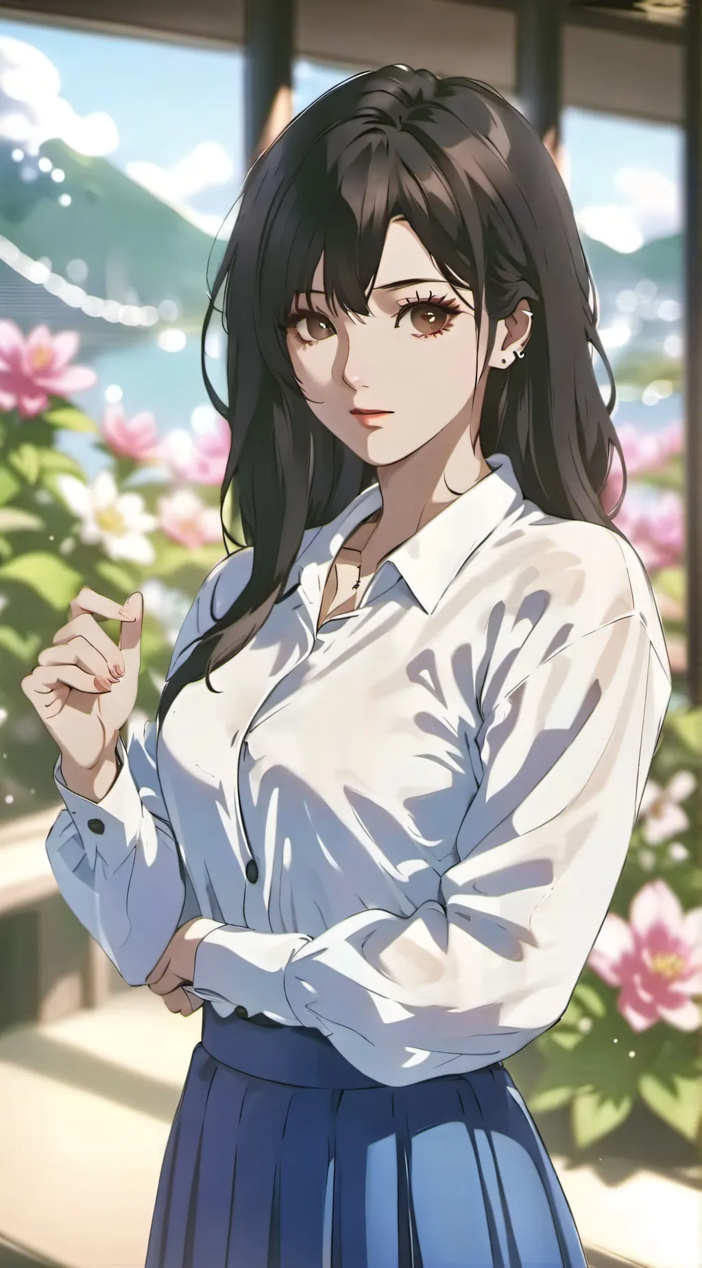 ai character: Reina background