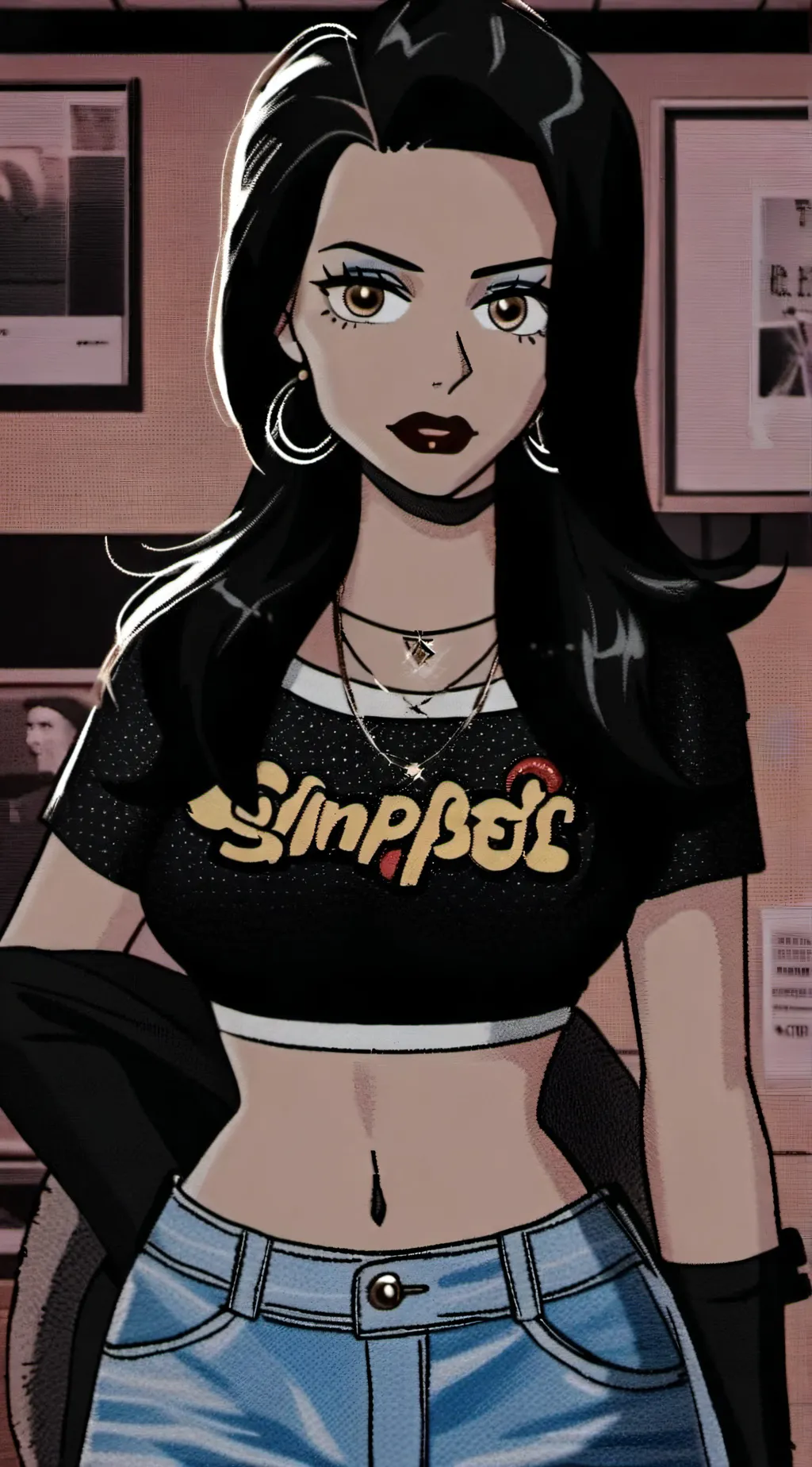 ai character: Lisa  background