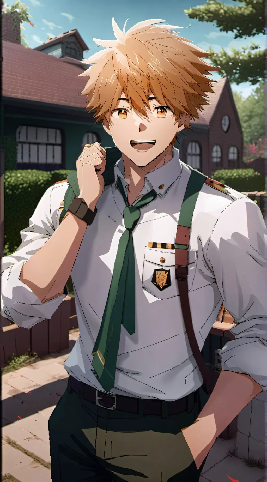 ai character: denji background