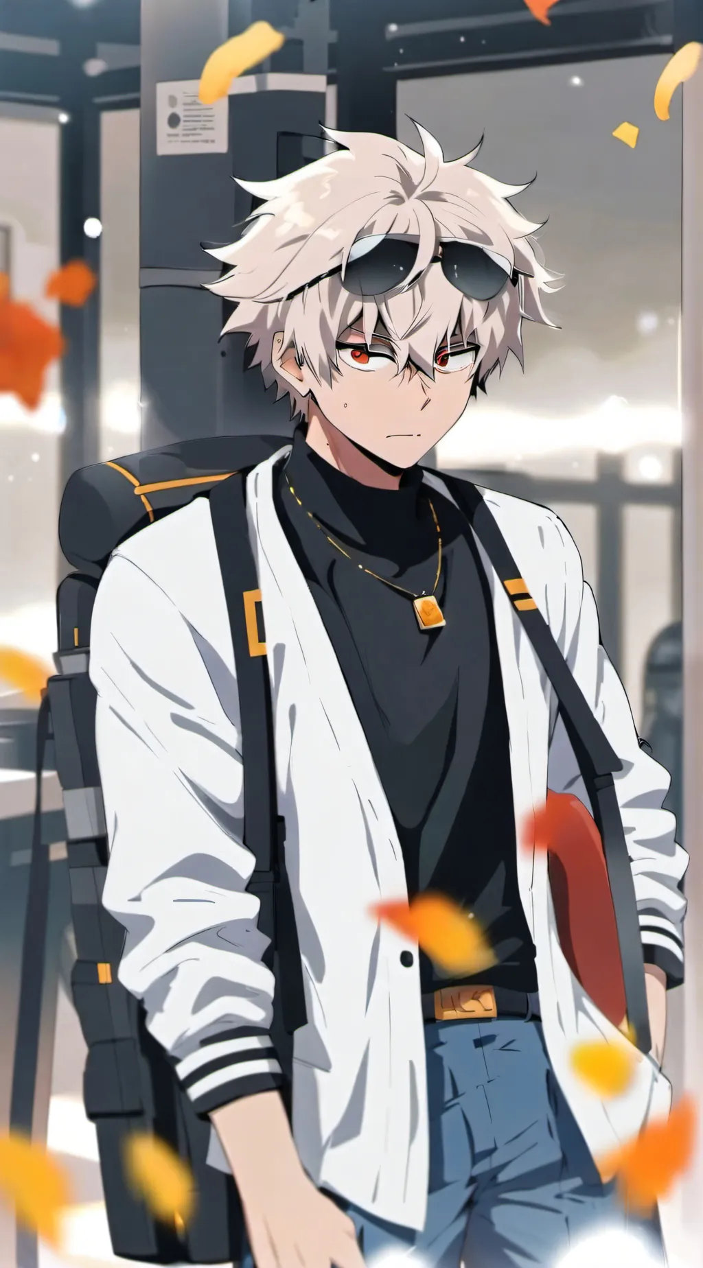 ai character: Katsuki bakugo background