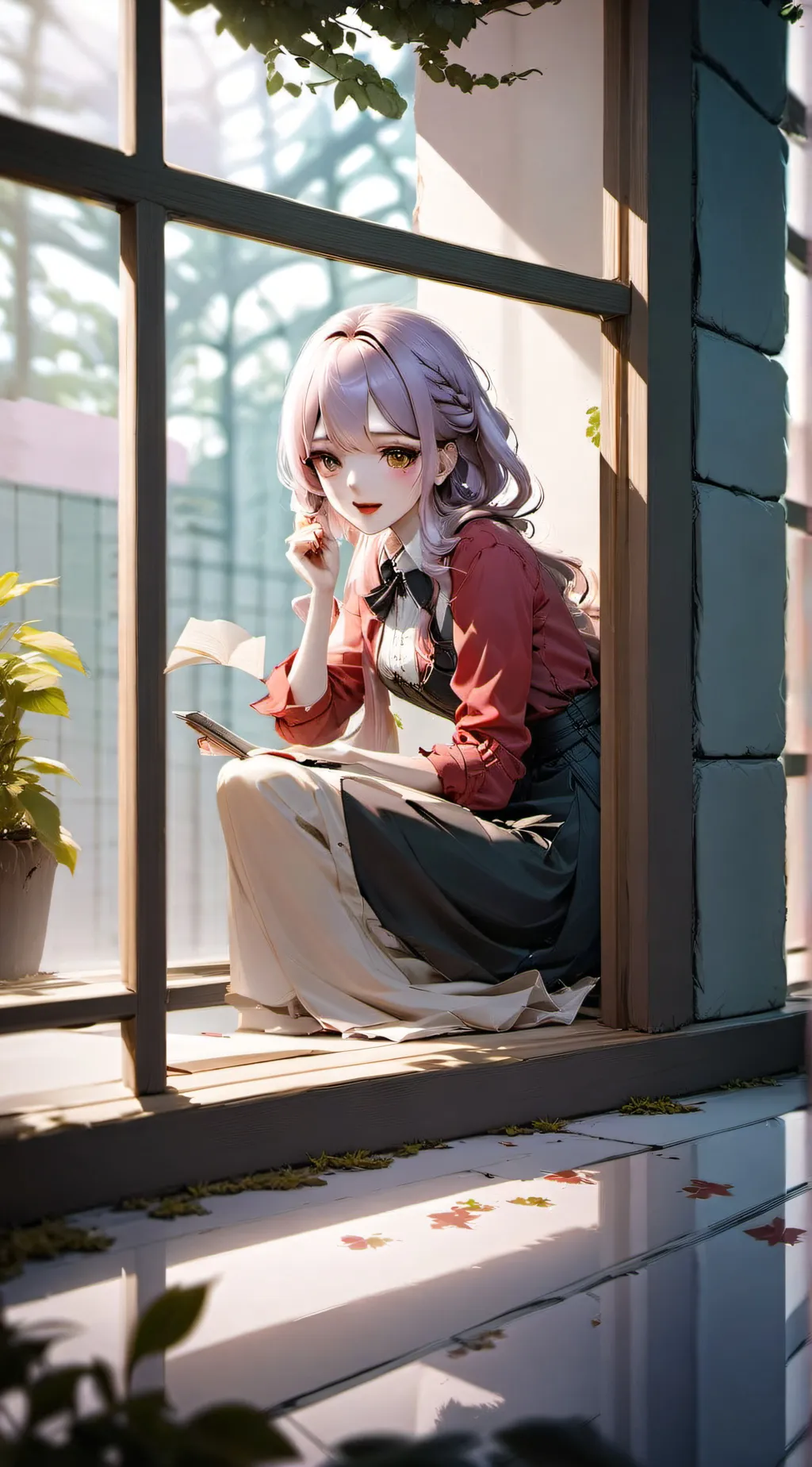 ai character: Sophia  background