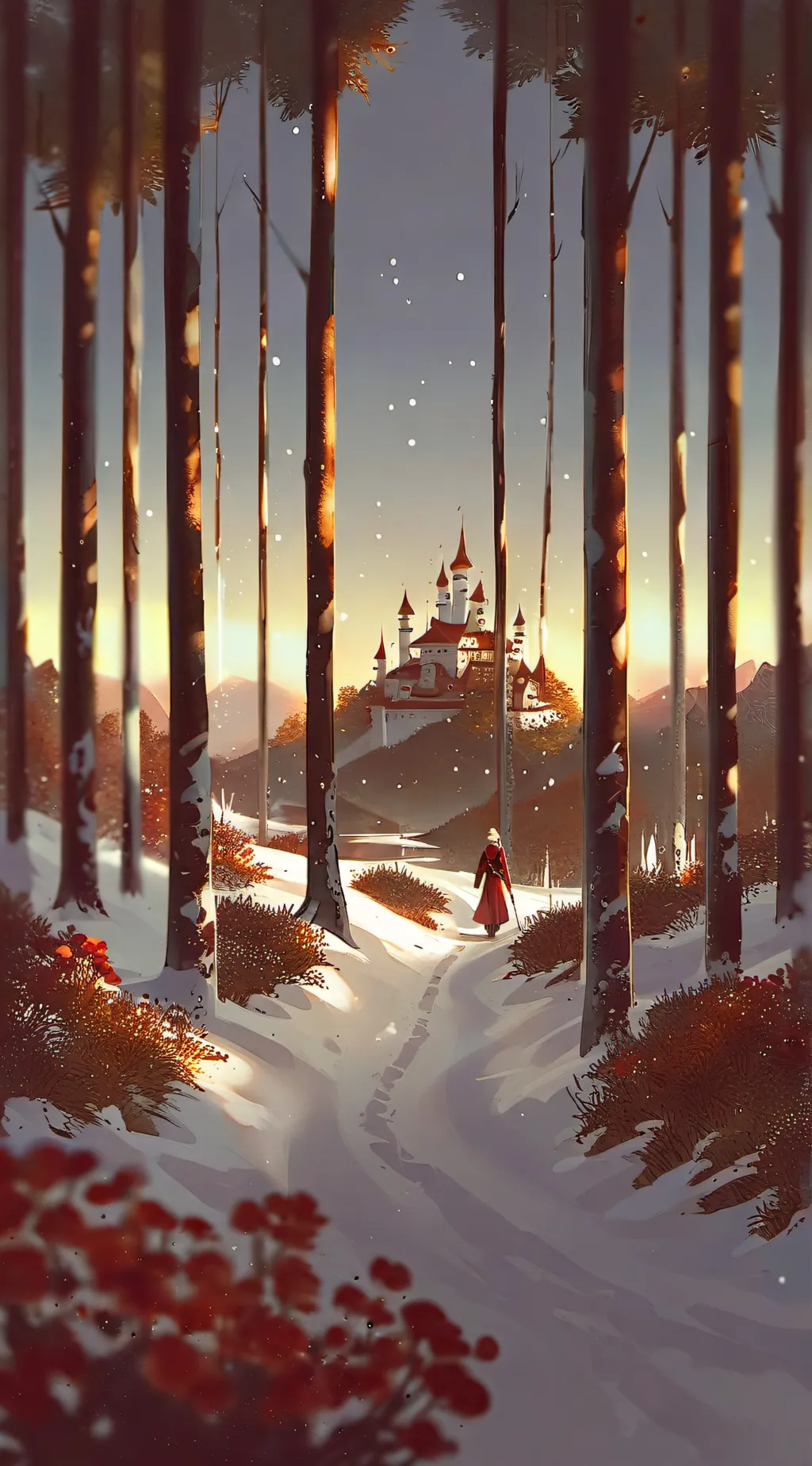 ai character: Random Story background