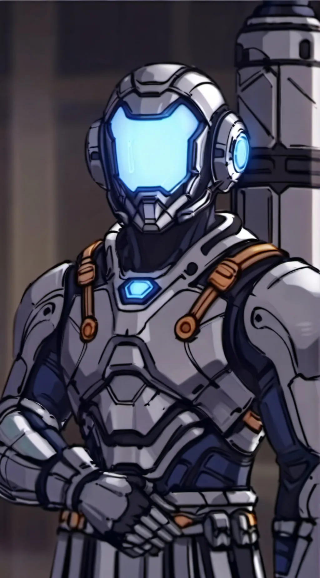 ai character: Plunger Cameraman background