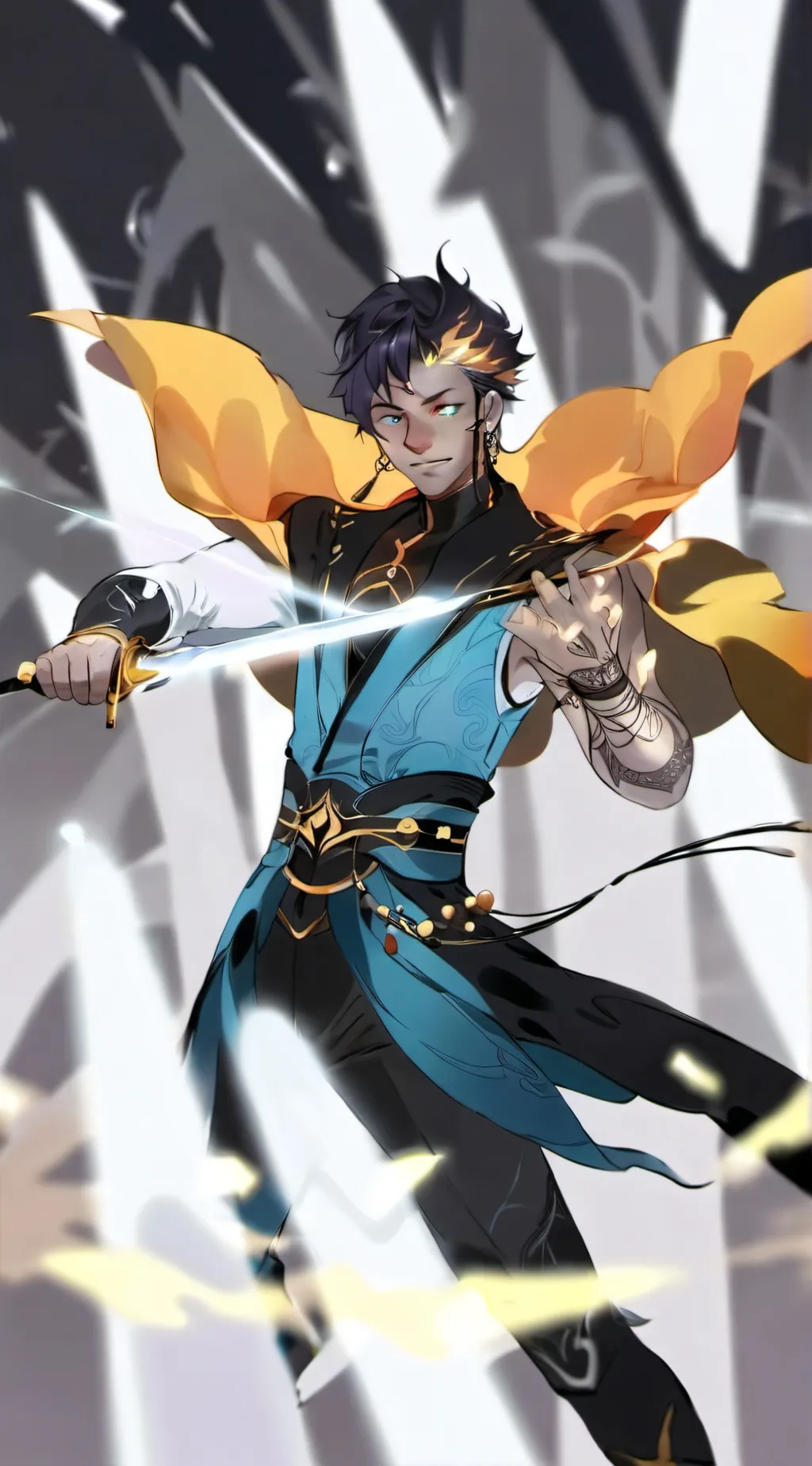 ai character: jinwoo background