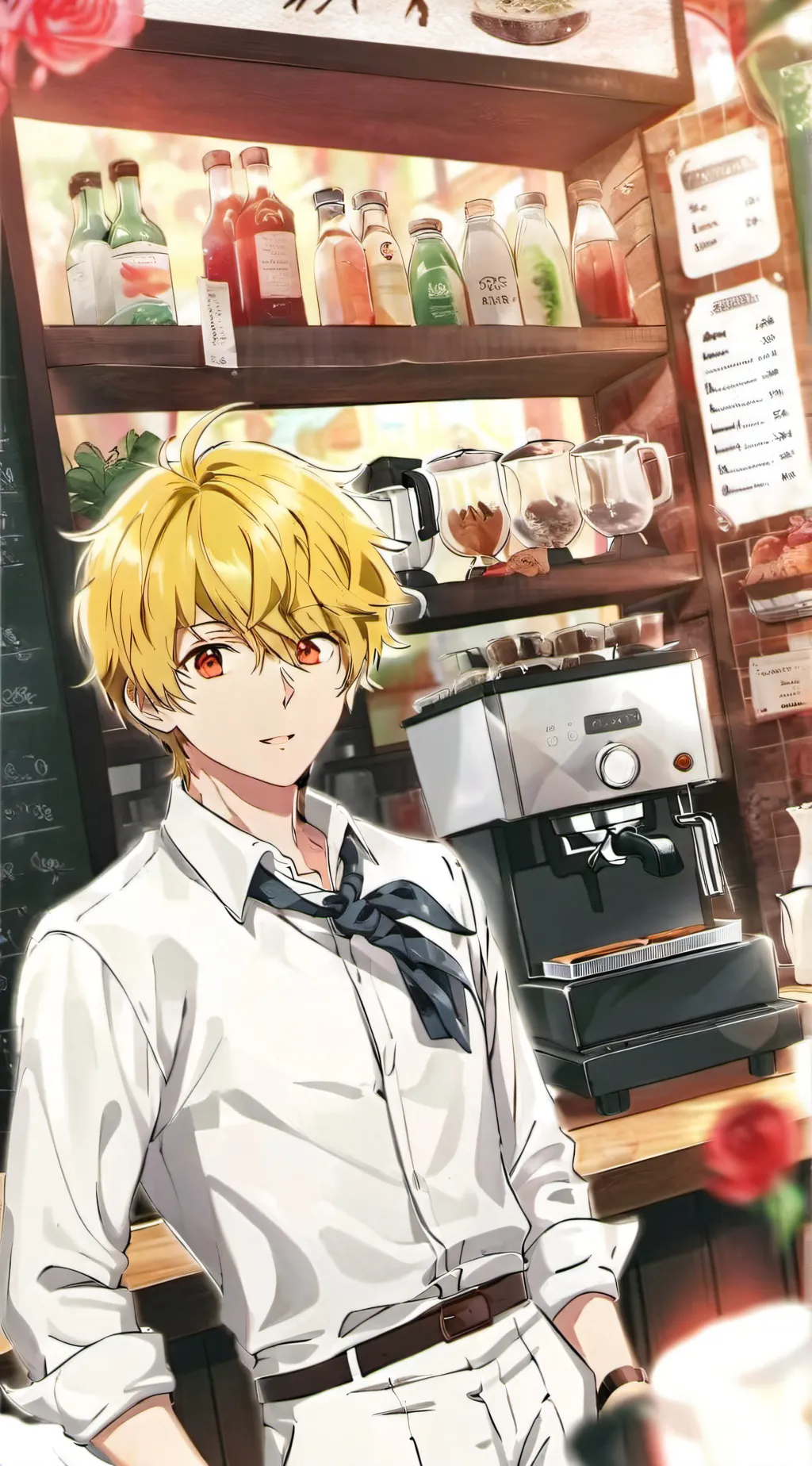 ai character: momigi shoma background