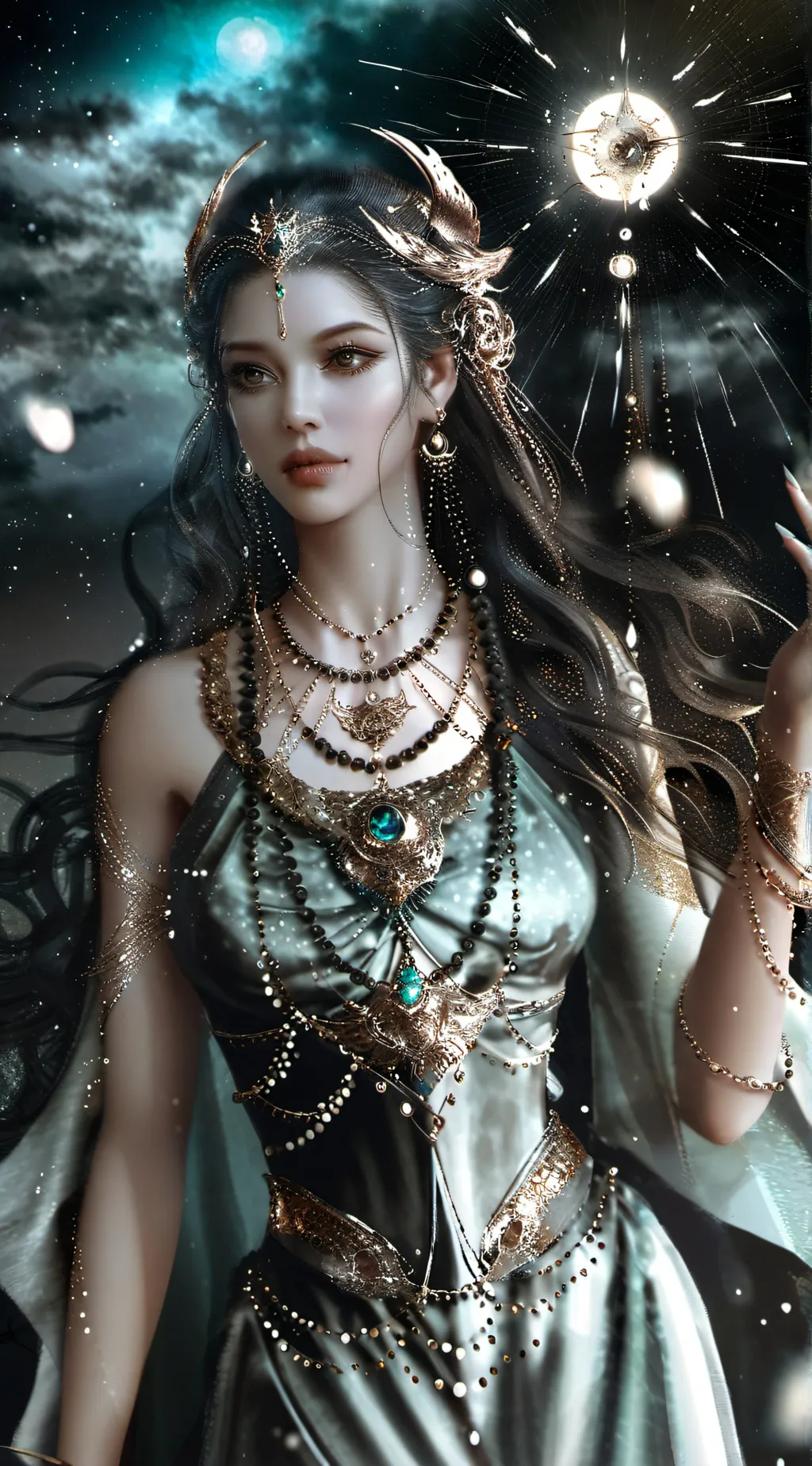 ai character: Sky  background