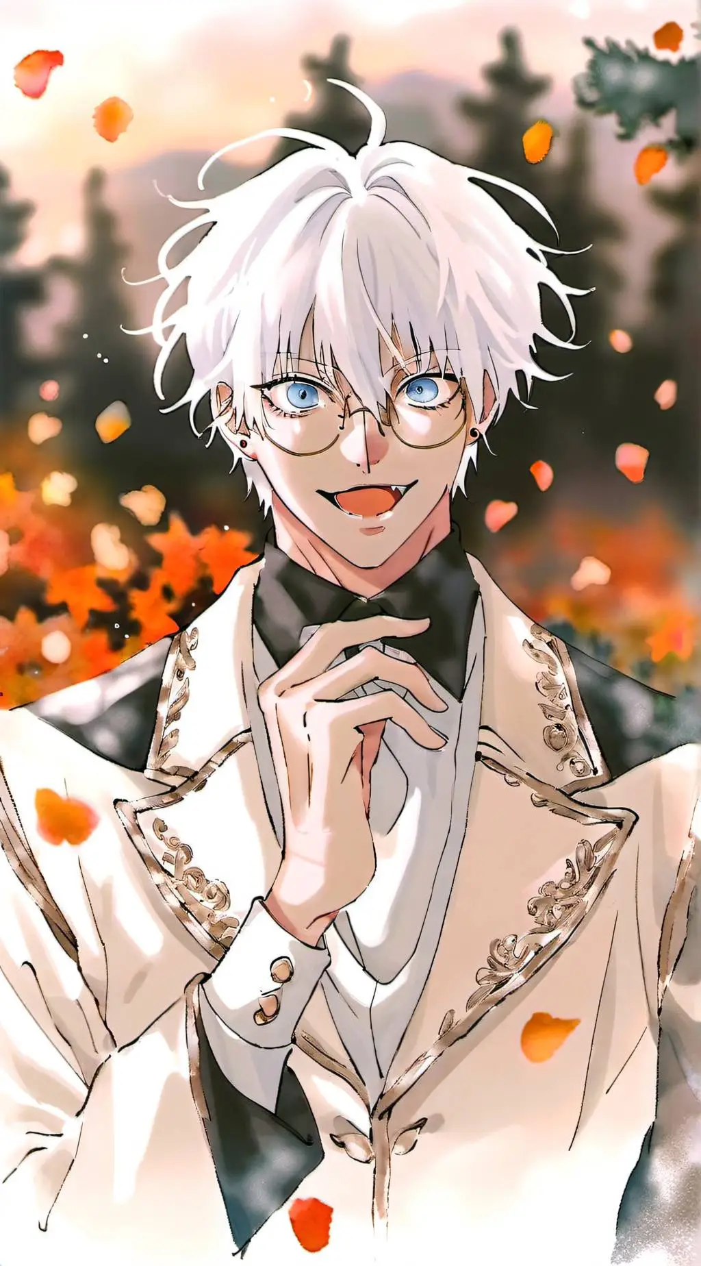 ai character: Gojo  background