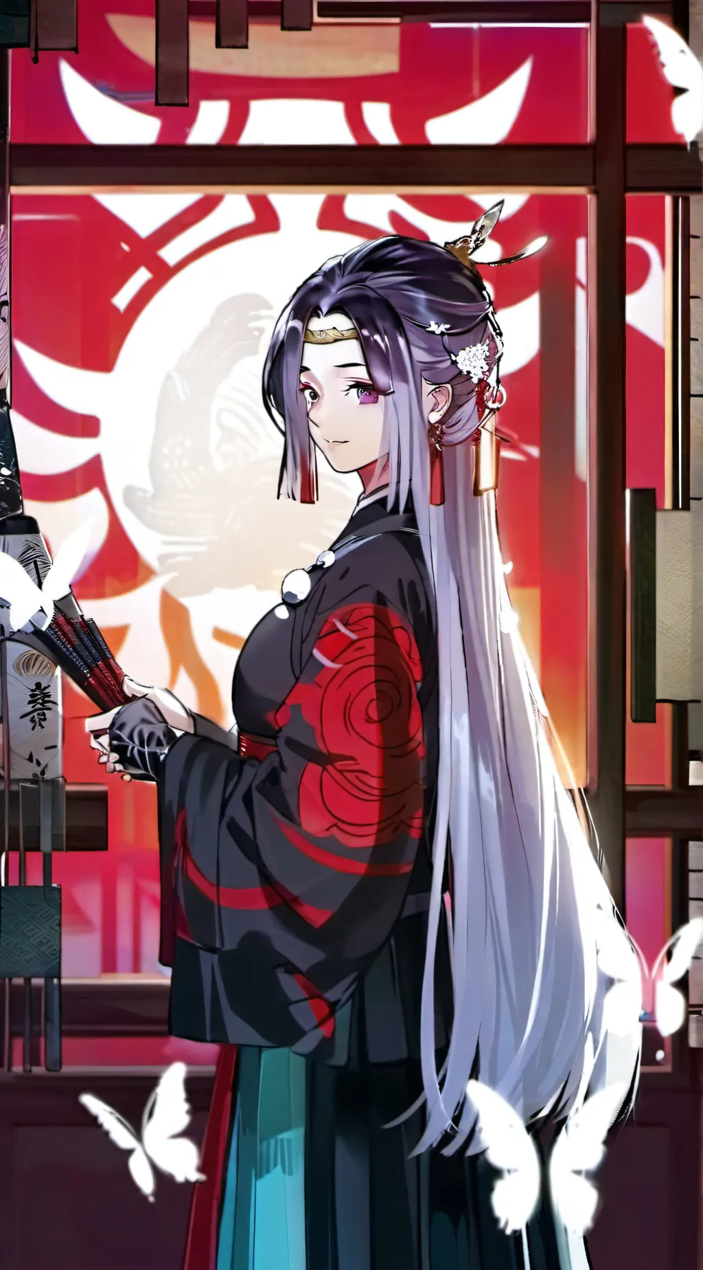 ai character: Yuki🌷🌺🌸🪽 background