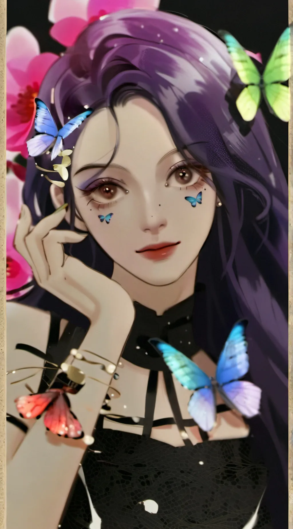 ai character: Demon shinobu background