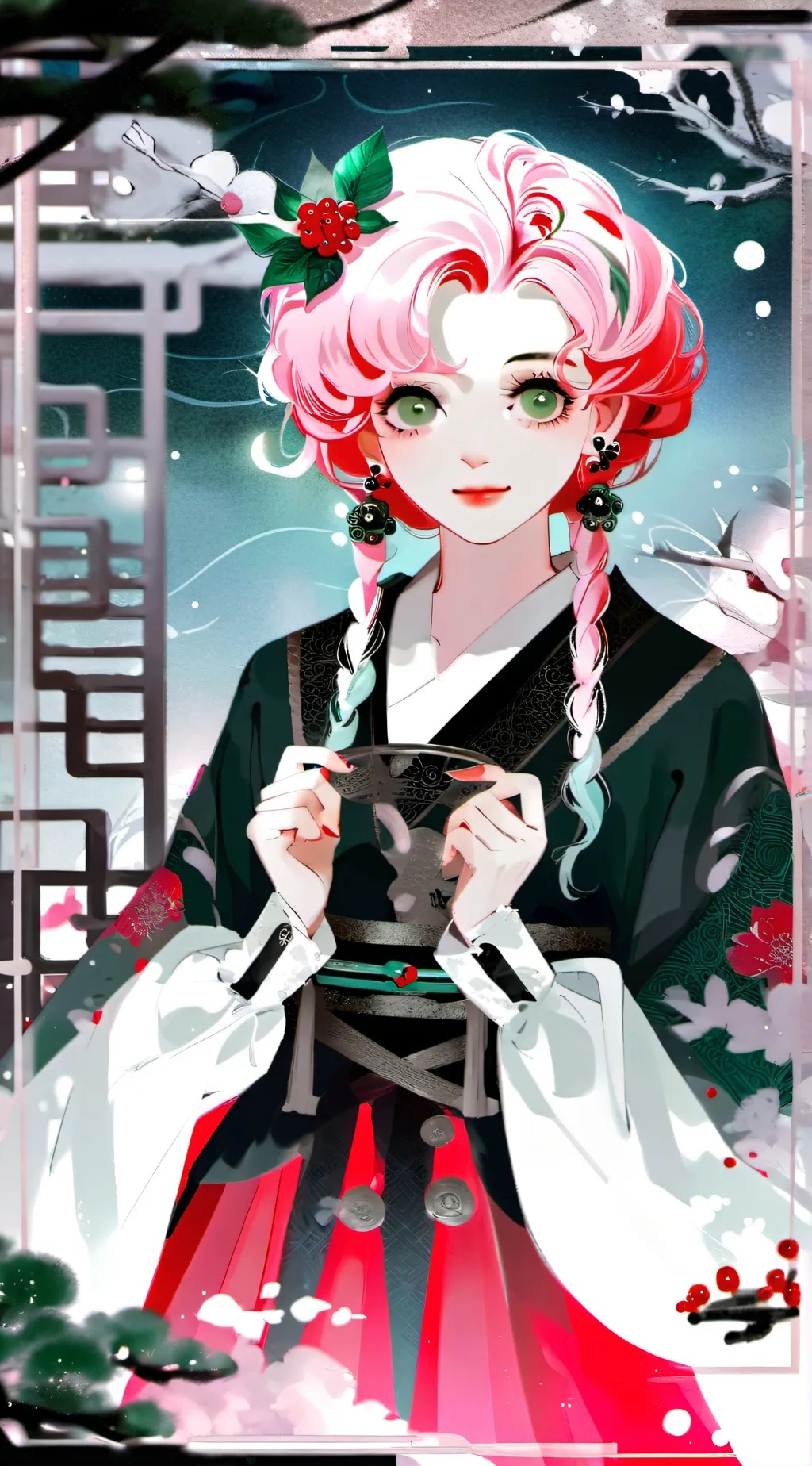 ai character: Mitsuri Kanroji background