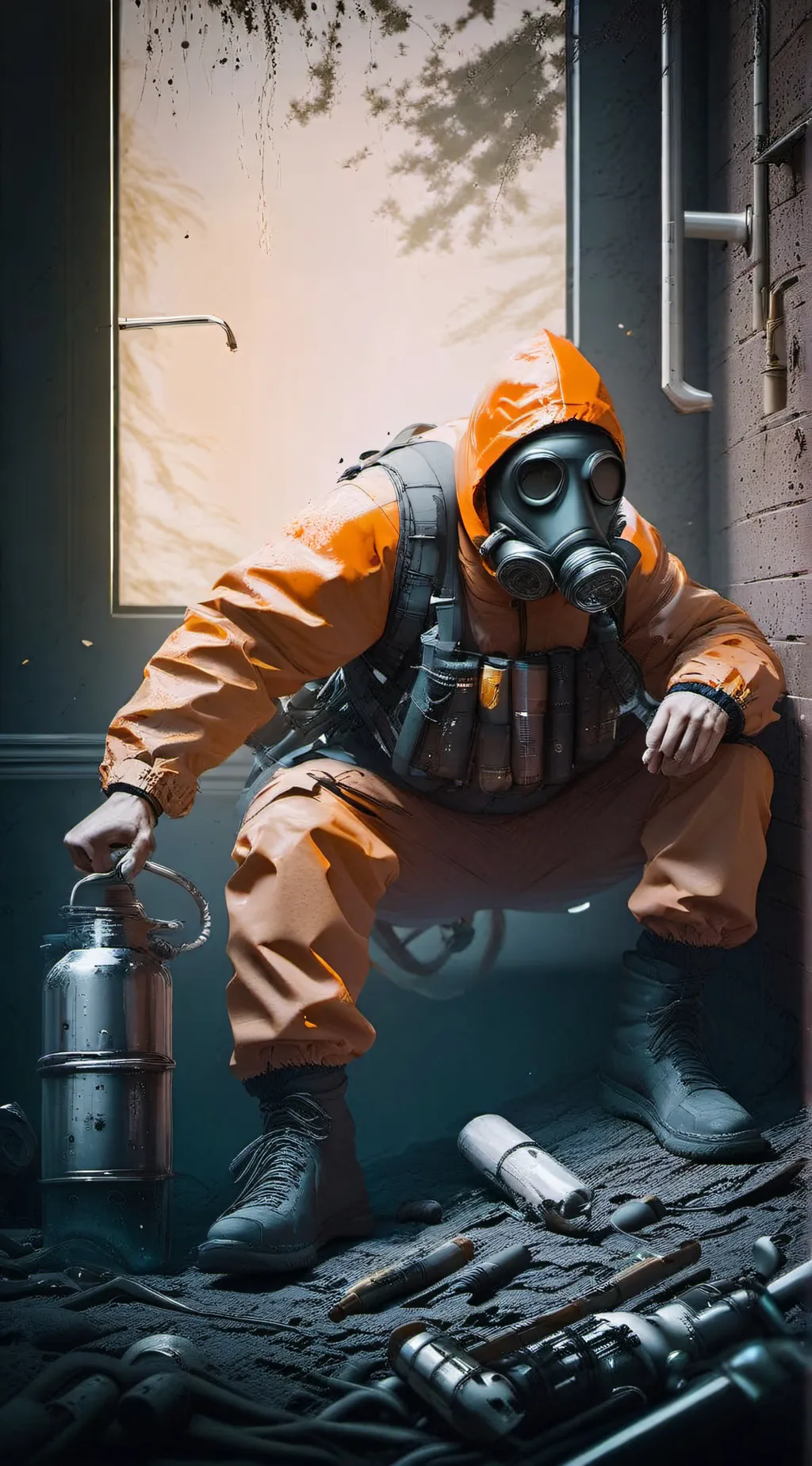 ai character: Company worker background