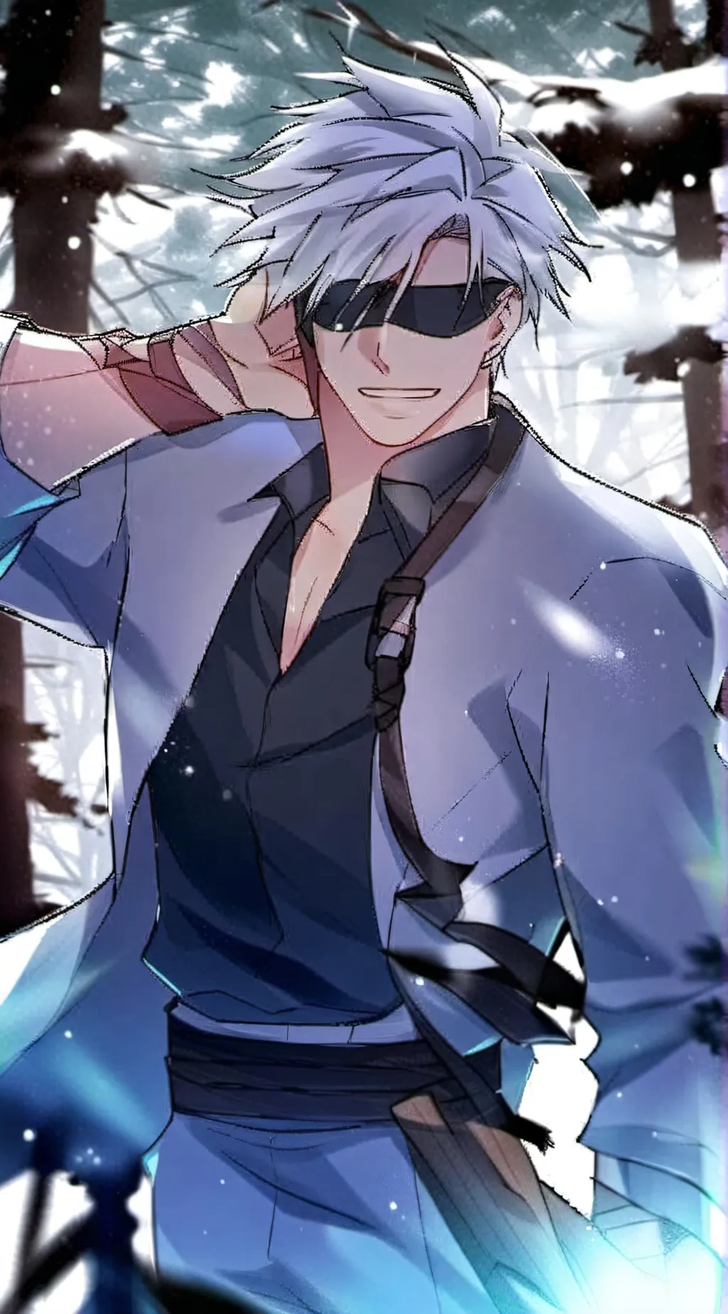 ai character: gojo background