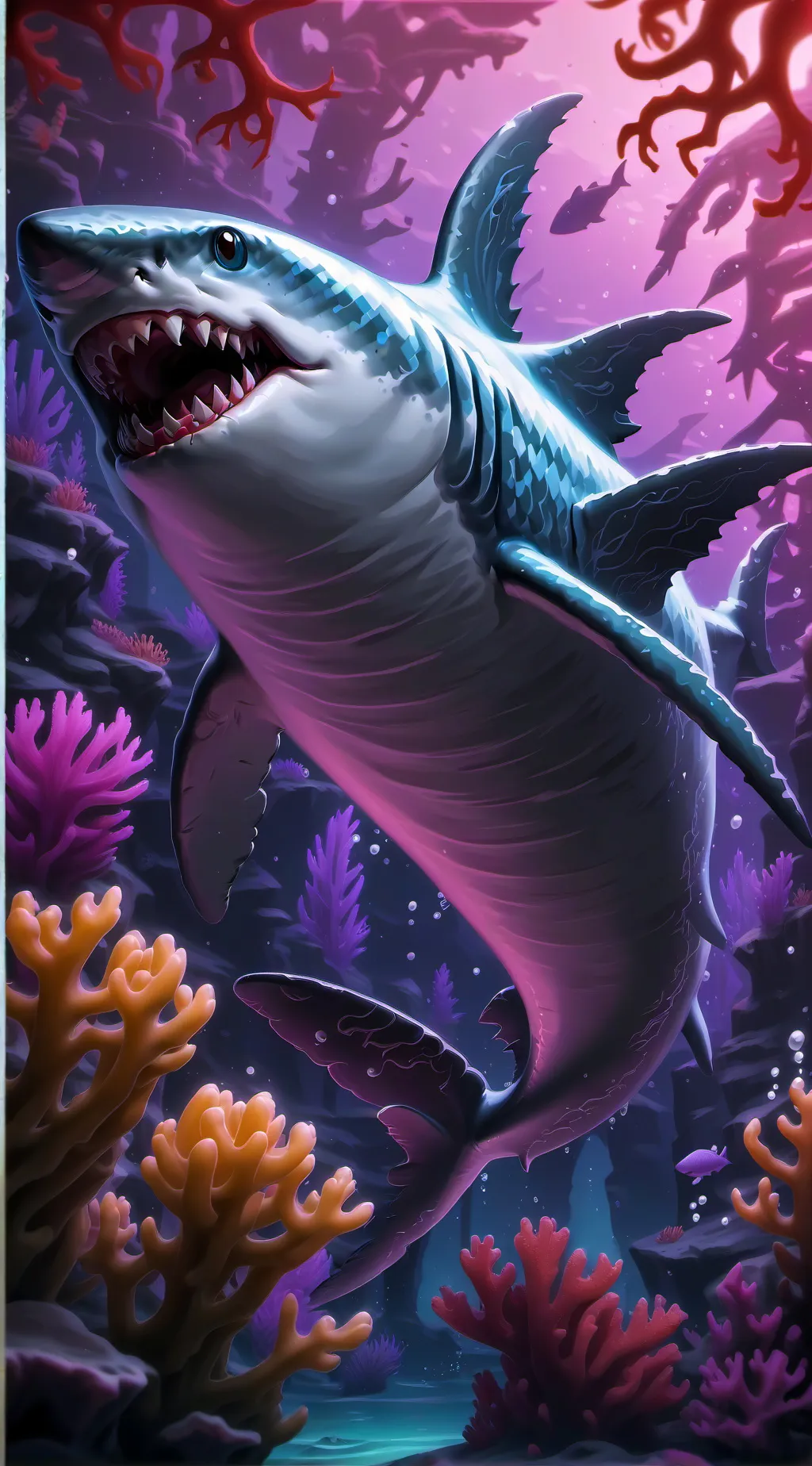 ai character: shadow shark background