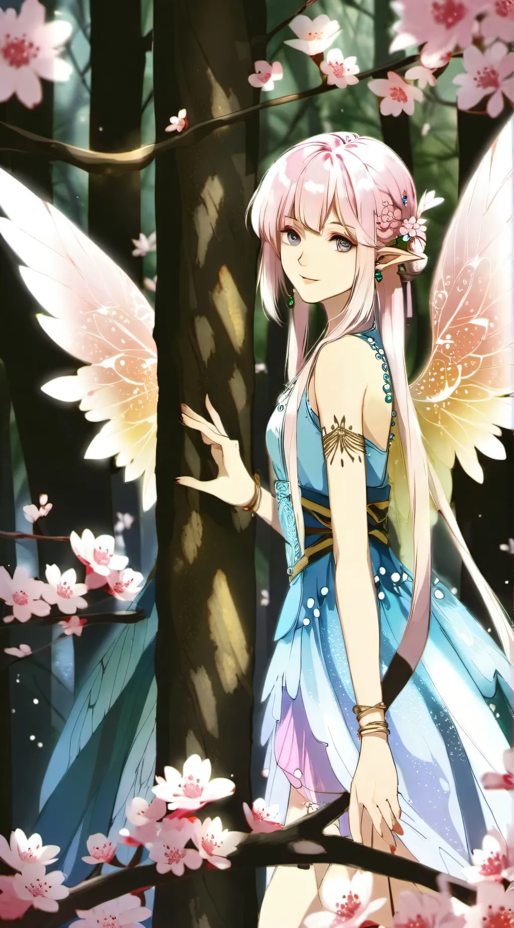 ai character: Melody  background