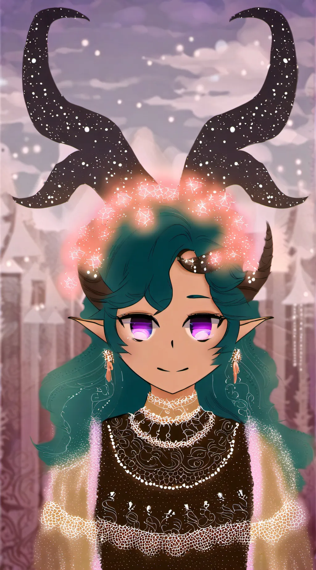 ai character: Luna background