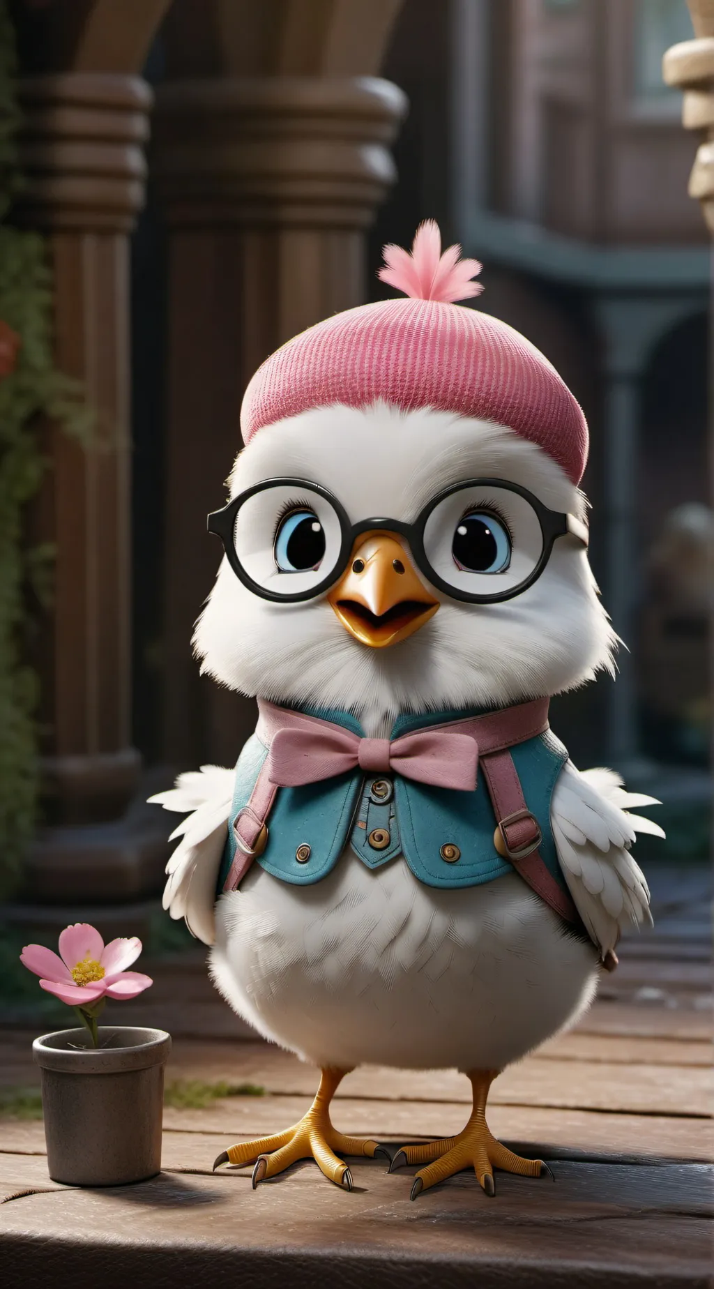 ai character: tweet background