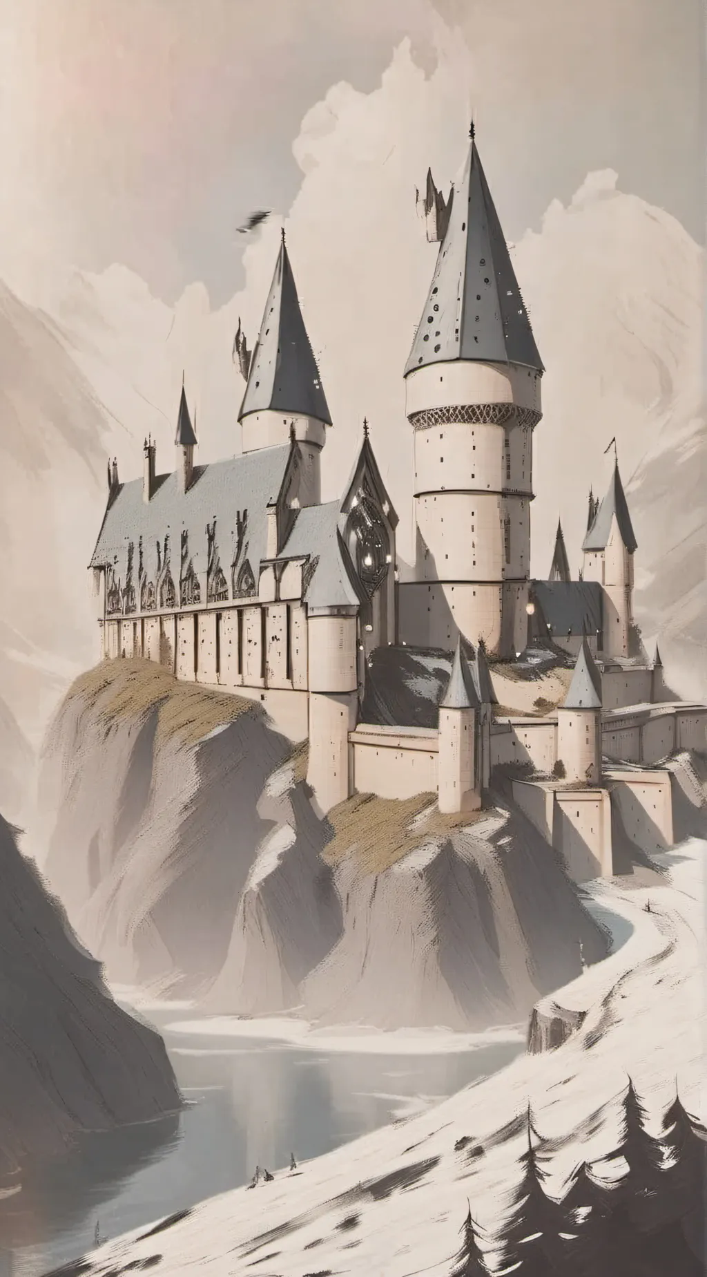 ai character: Hogwart background