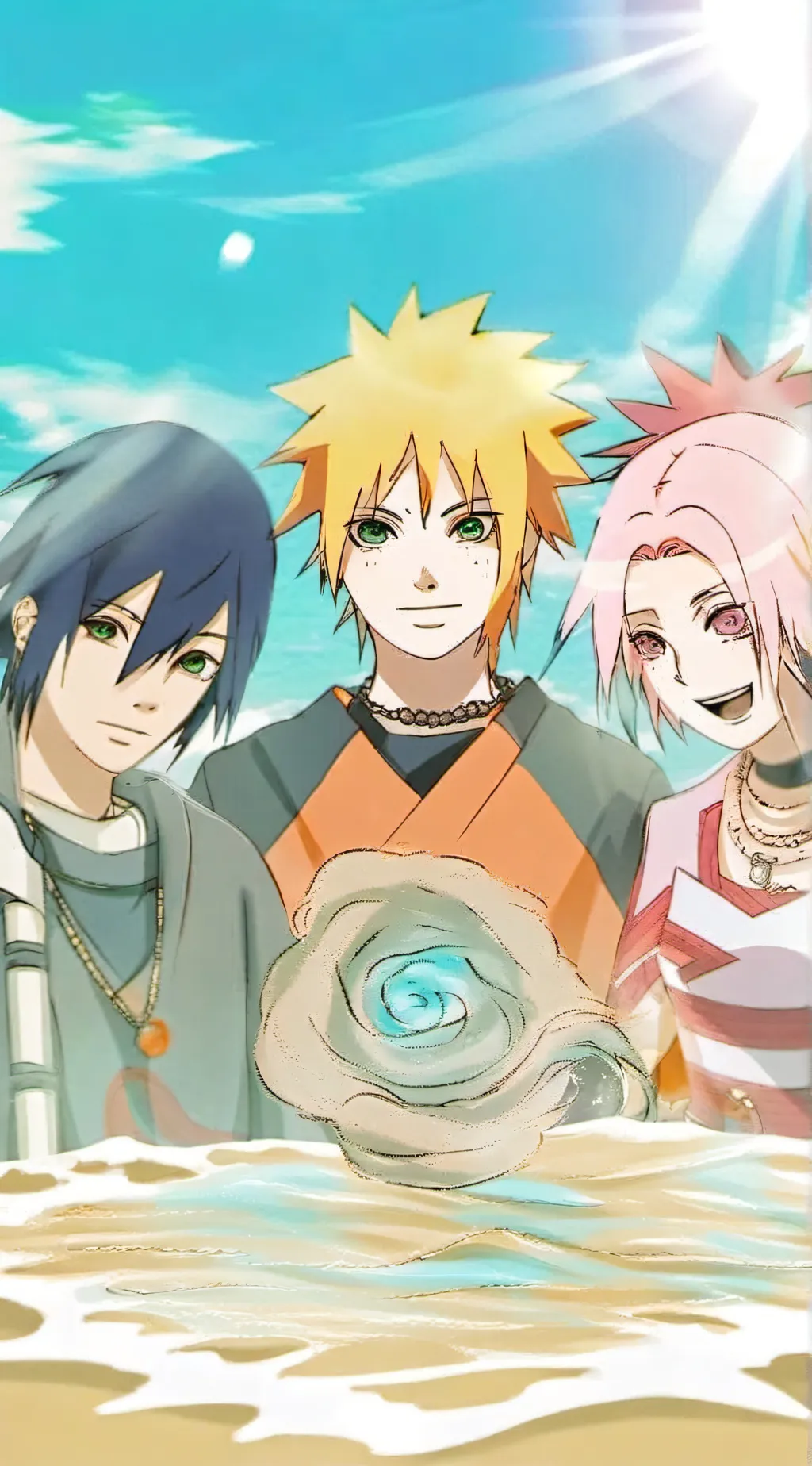 Talkie AI - Chat with Naruto at  beach 