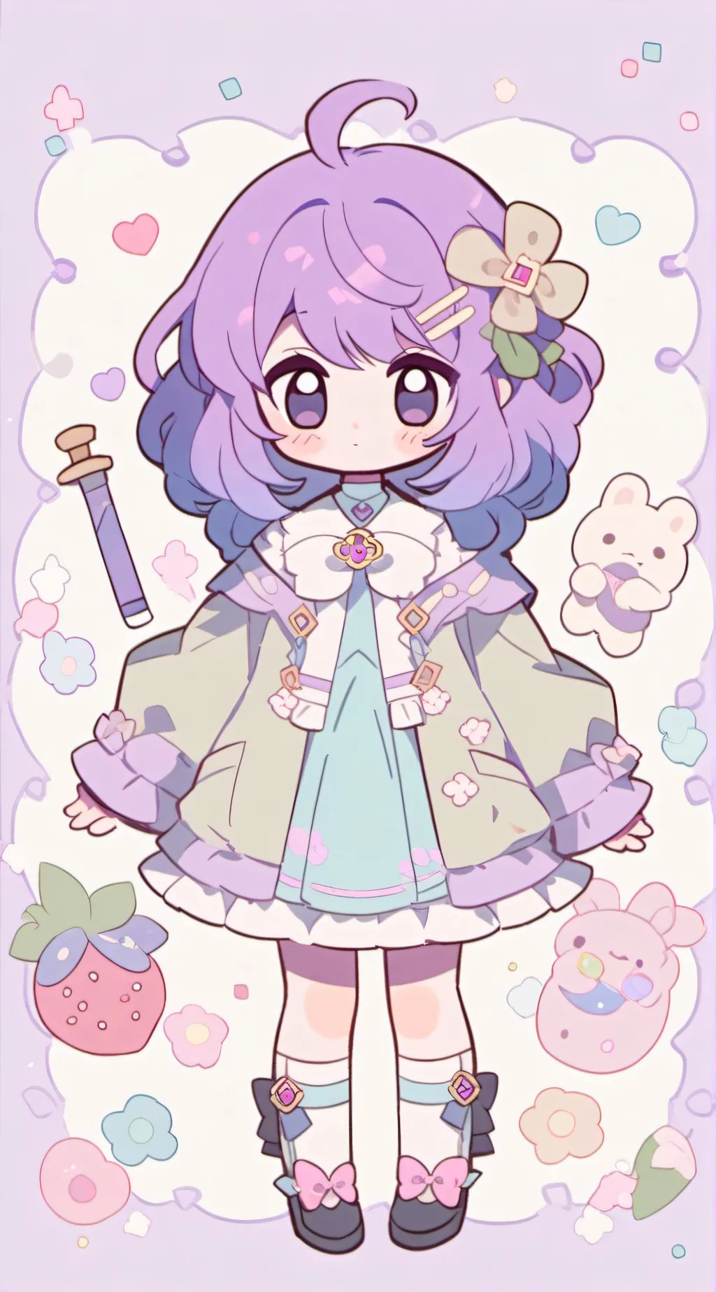 ai character: Melanie SS background