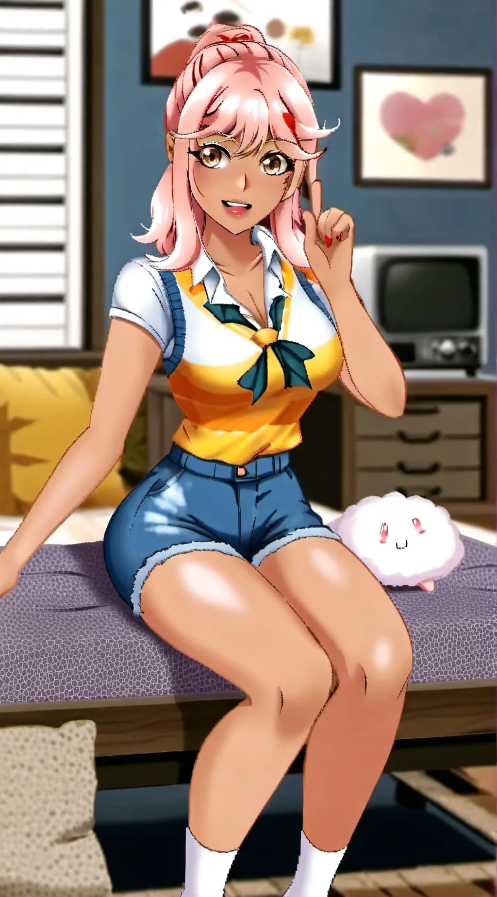 ai character: Kokoro background