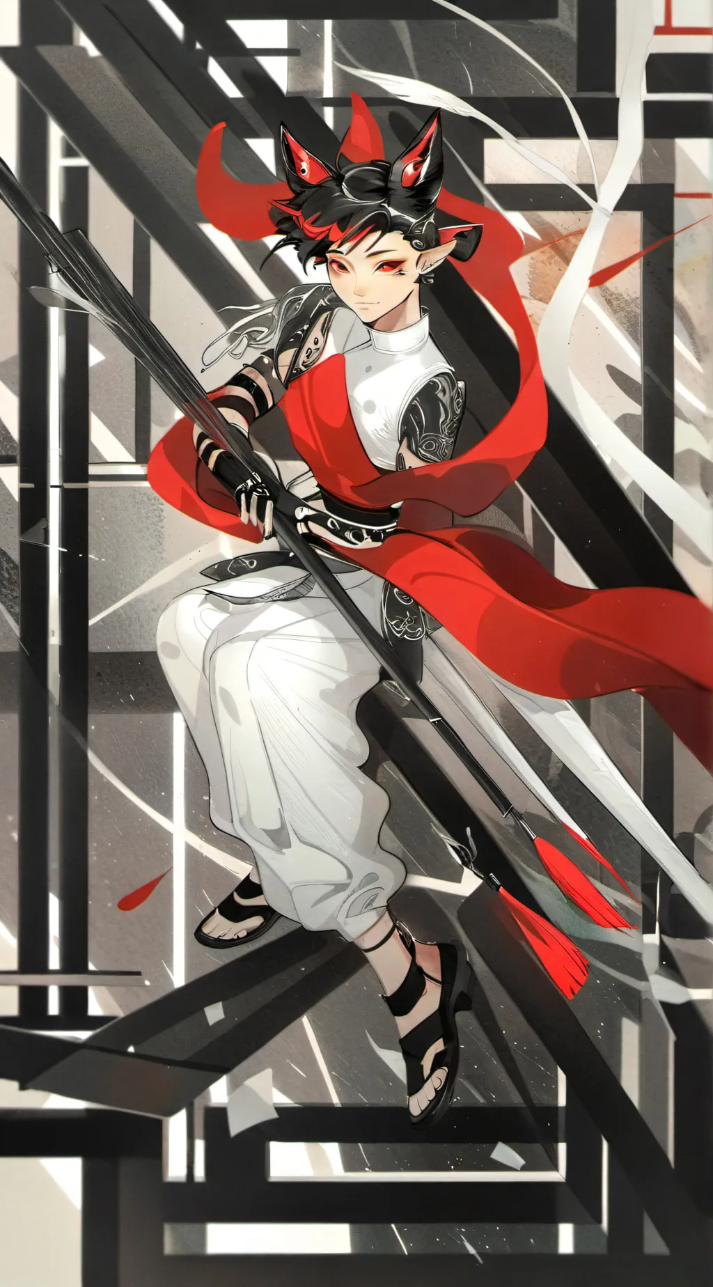 ai character: Demon yoriichi background