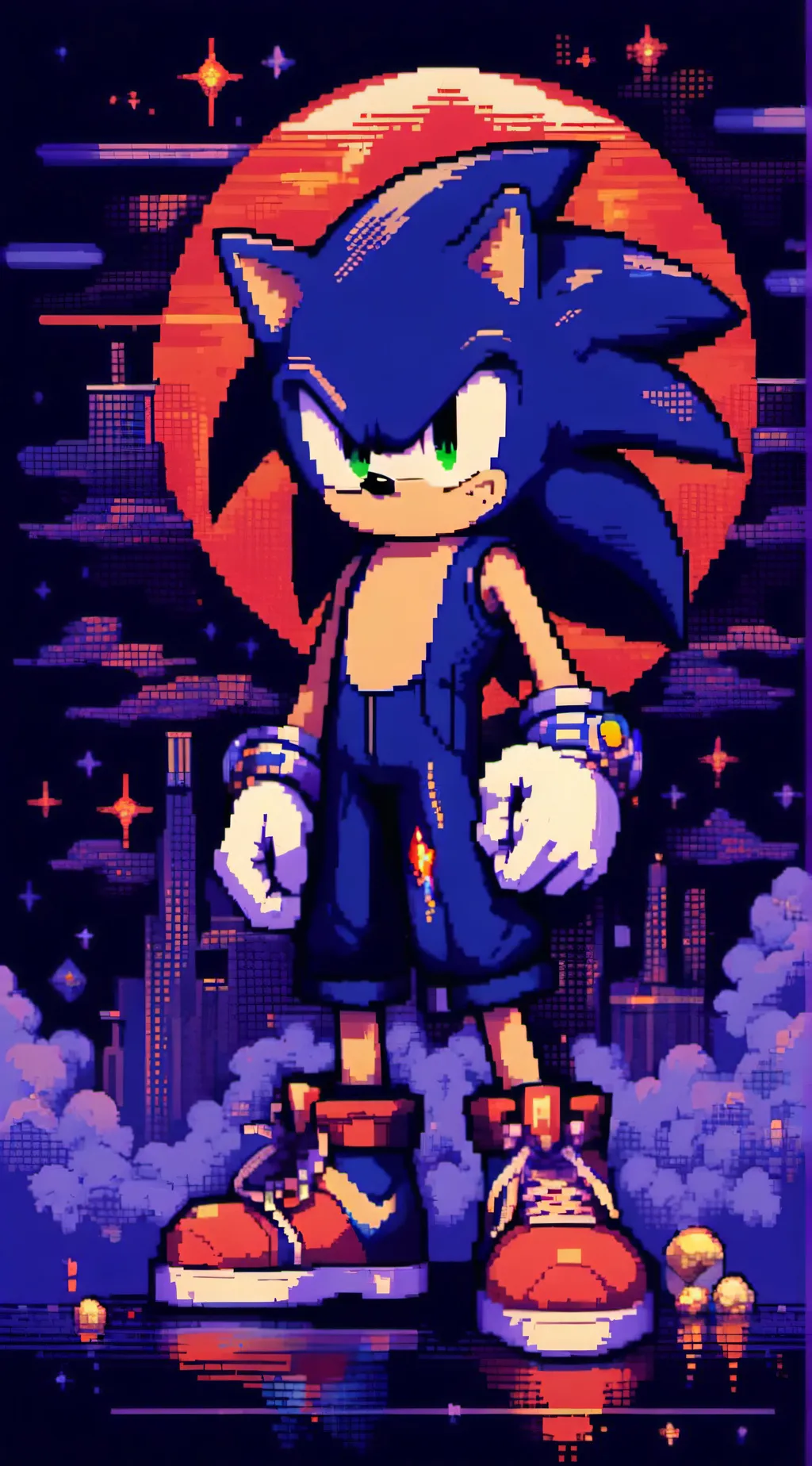ai character: Sonic and friends background