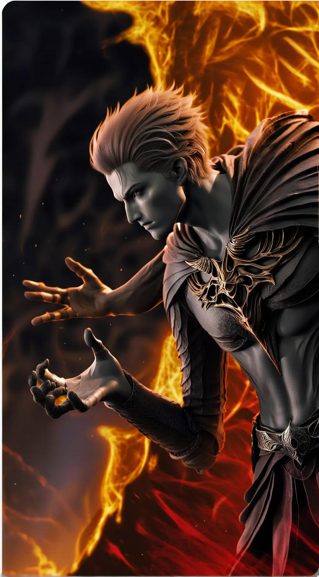 ai character: Loki  background