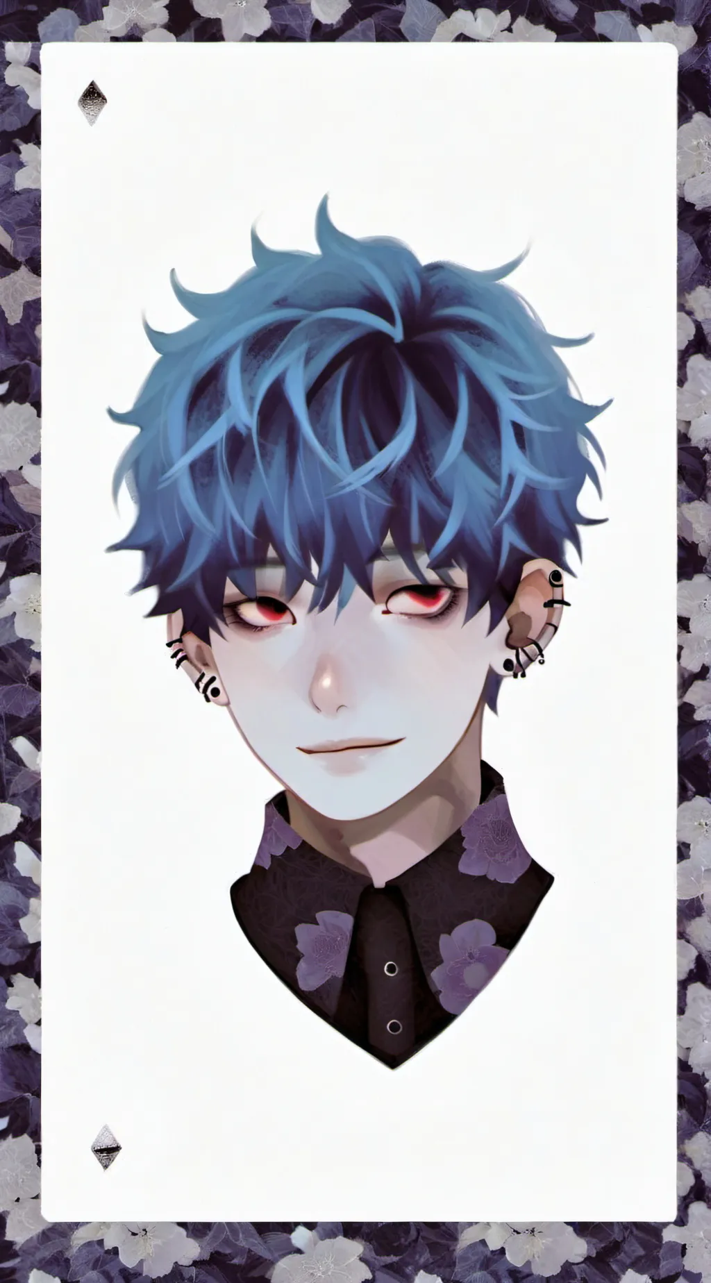 ai character: Sally face  background