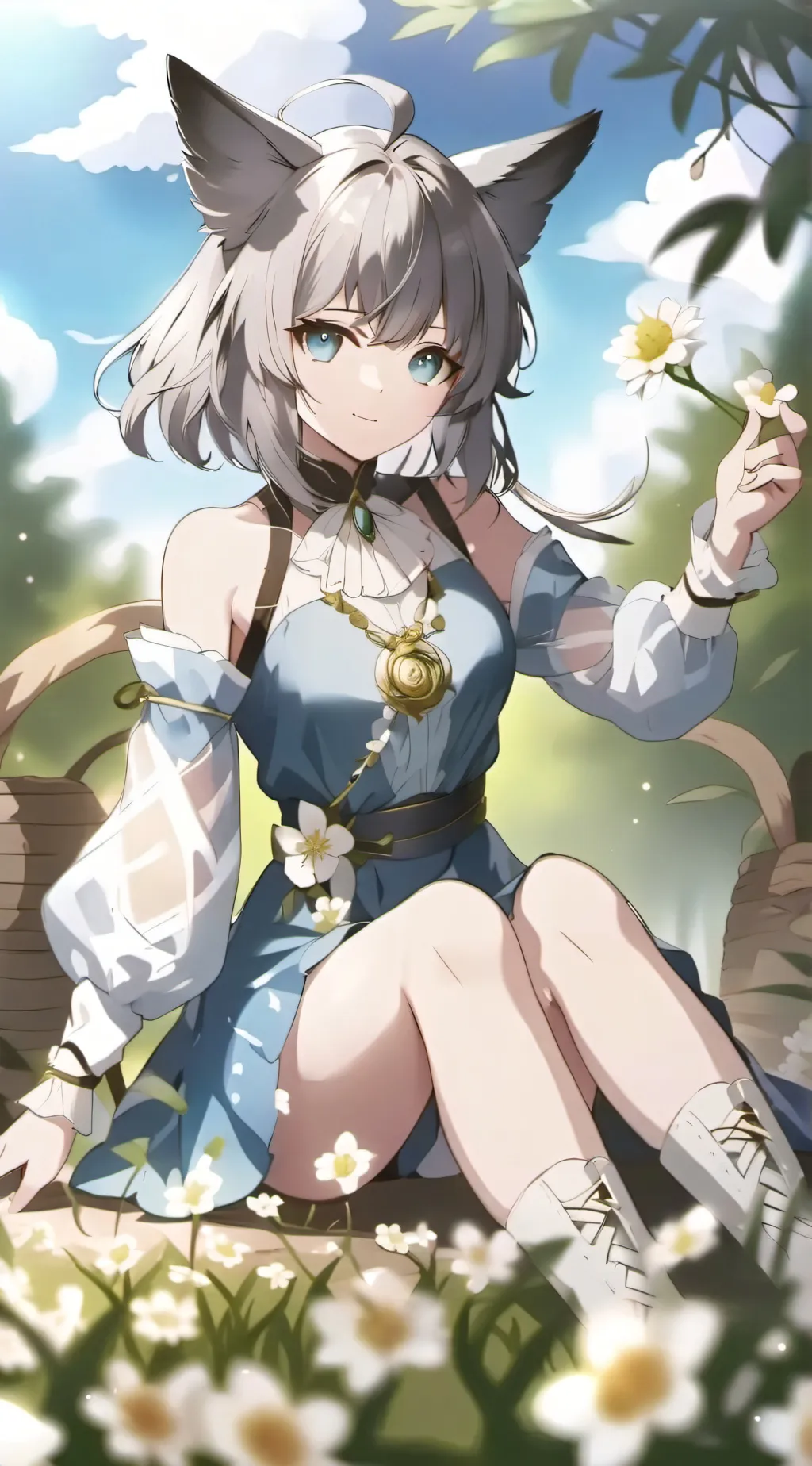 ai character: Luna  background